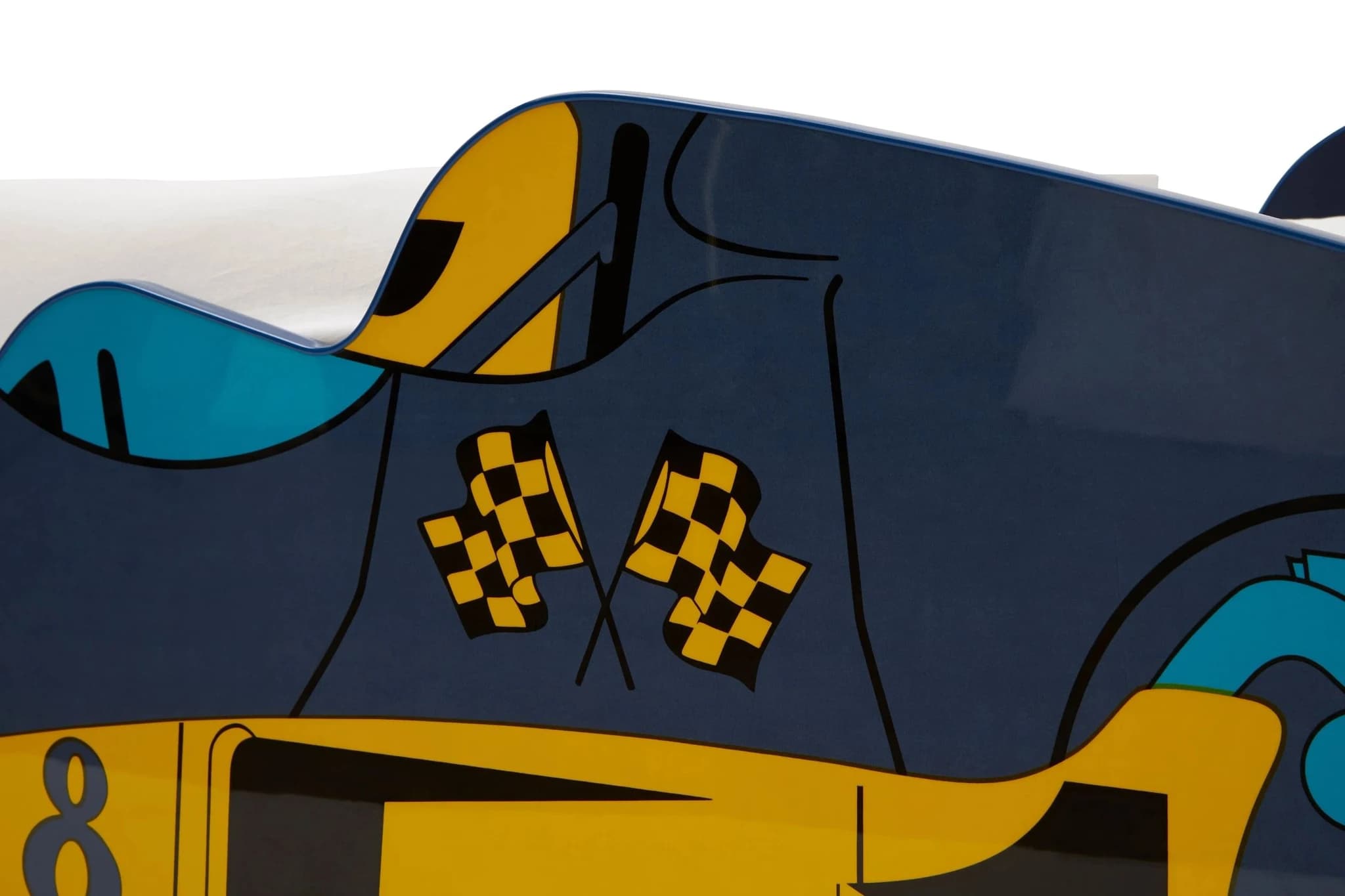 Nico Kids Blue Racing Car Bed - Decorative, photo 8 of 8