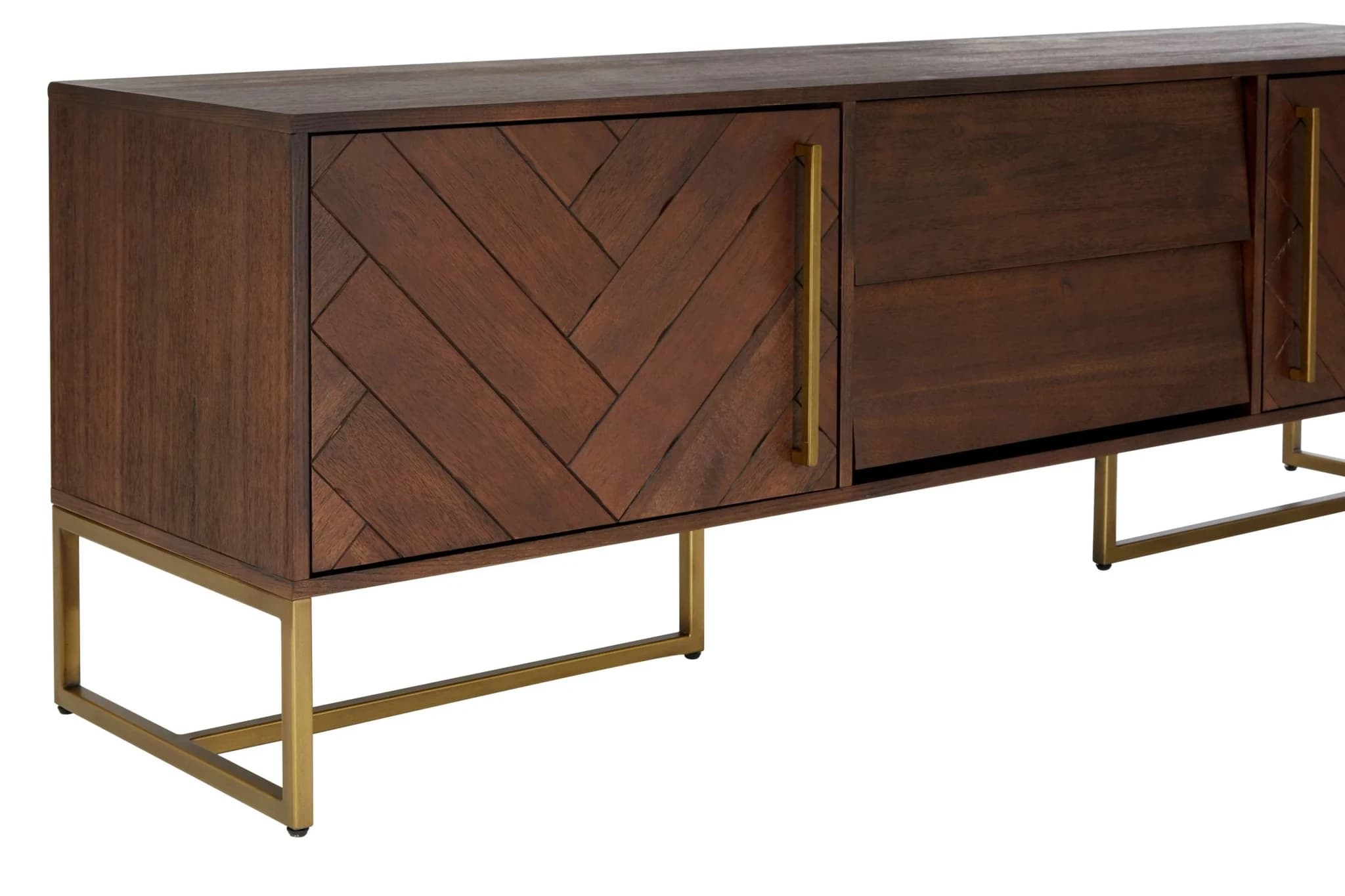 Brando Acacia Wood Effect Media Unit - Bookcases & shelving, photo 3 of 3