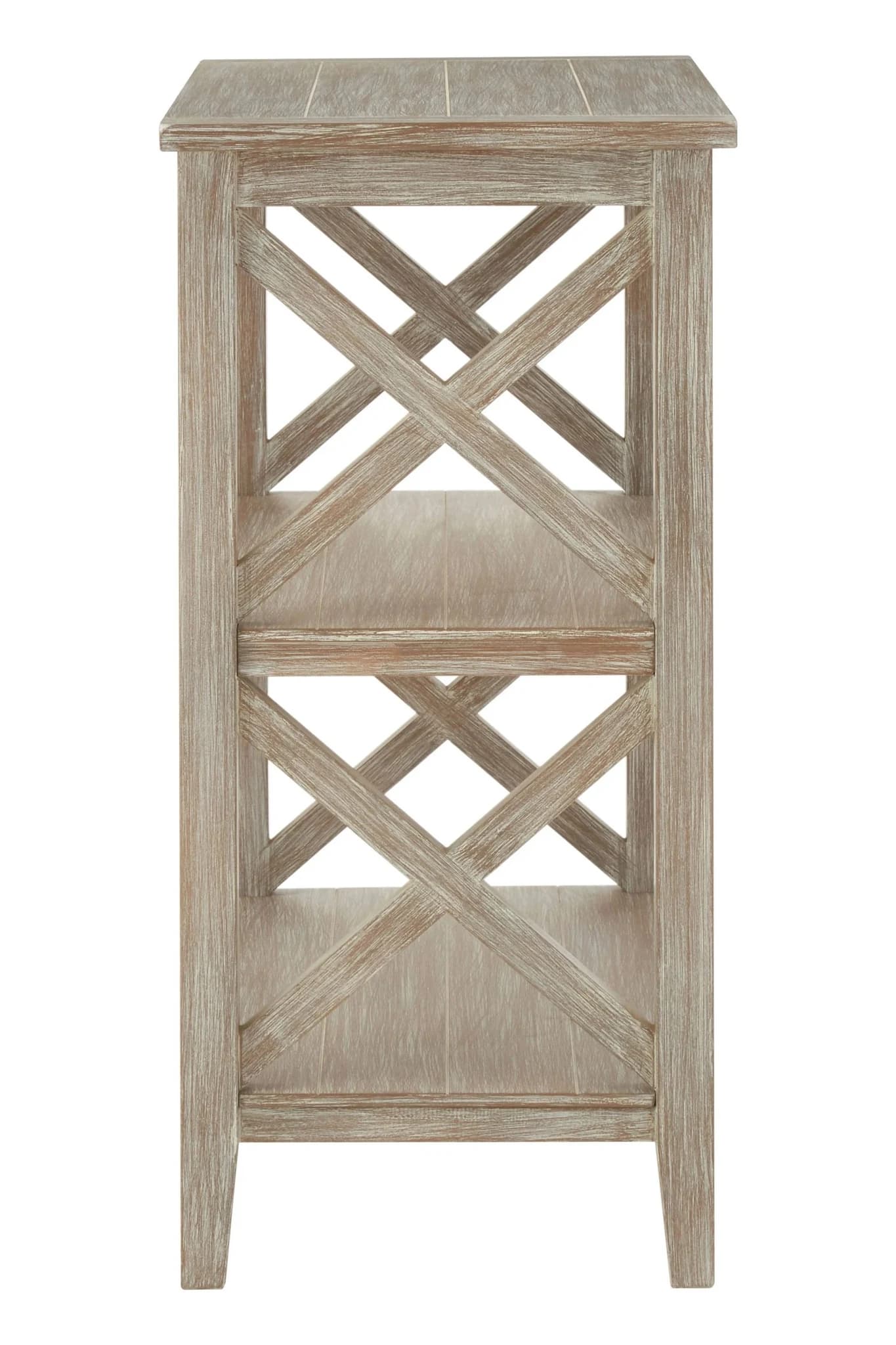 Heritage Two Tier Natural Wash Wooden Bookshelf - Bookcases & shelving, photo 2 of 5