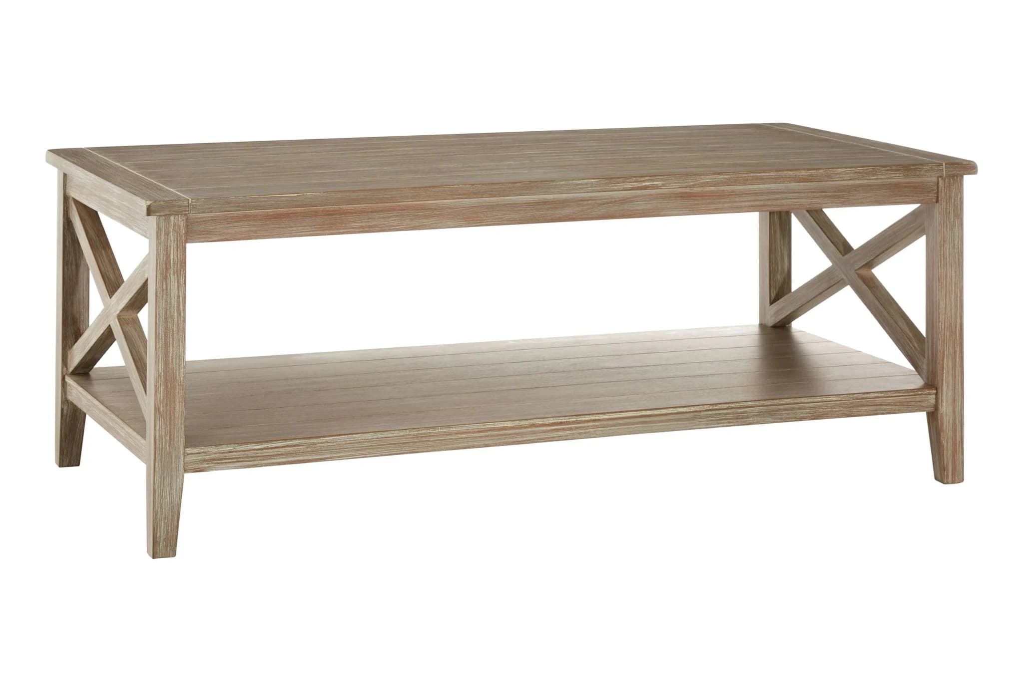 Heritage Natural Wash Rectangular Wooden Coffee Table - Tables, photo 3 of 6
