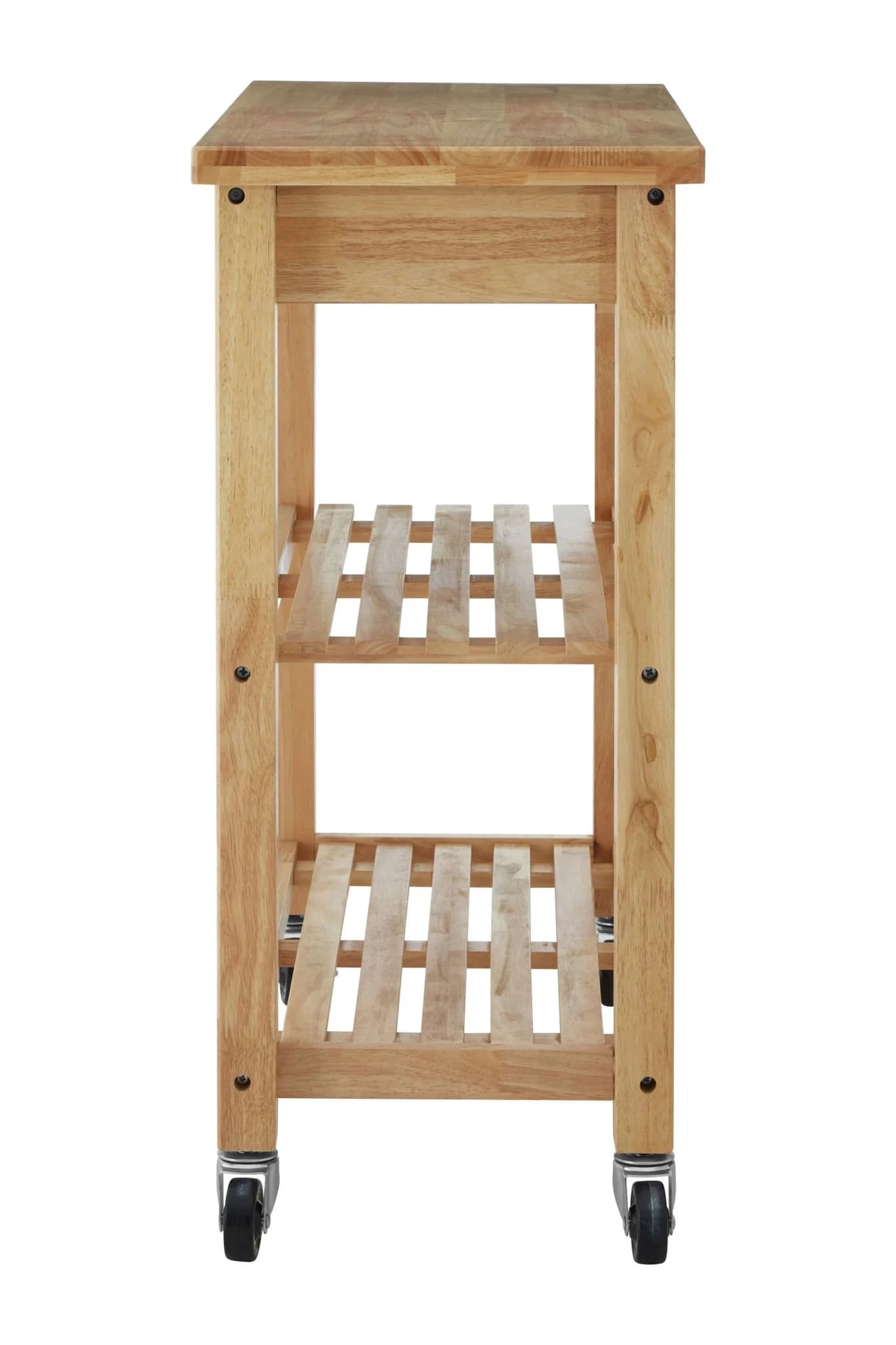 Harlow Glenn Tropical Hevea Wood Kitchen Trolley - Furniture, photo 5 of 8