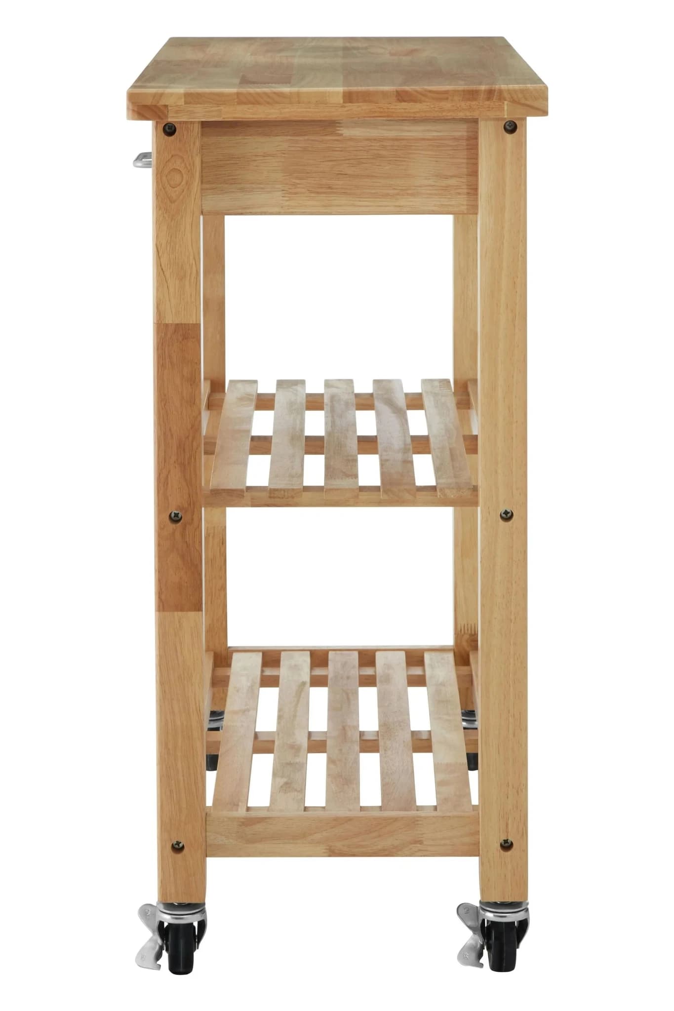 Harlow Glenn Tropical Hevea Wood Kitchen Trolley - Furniture, photo 3 of 8