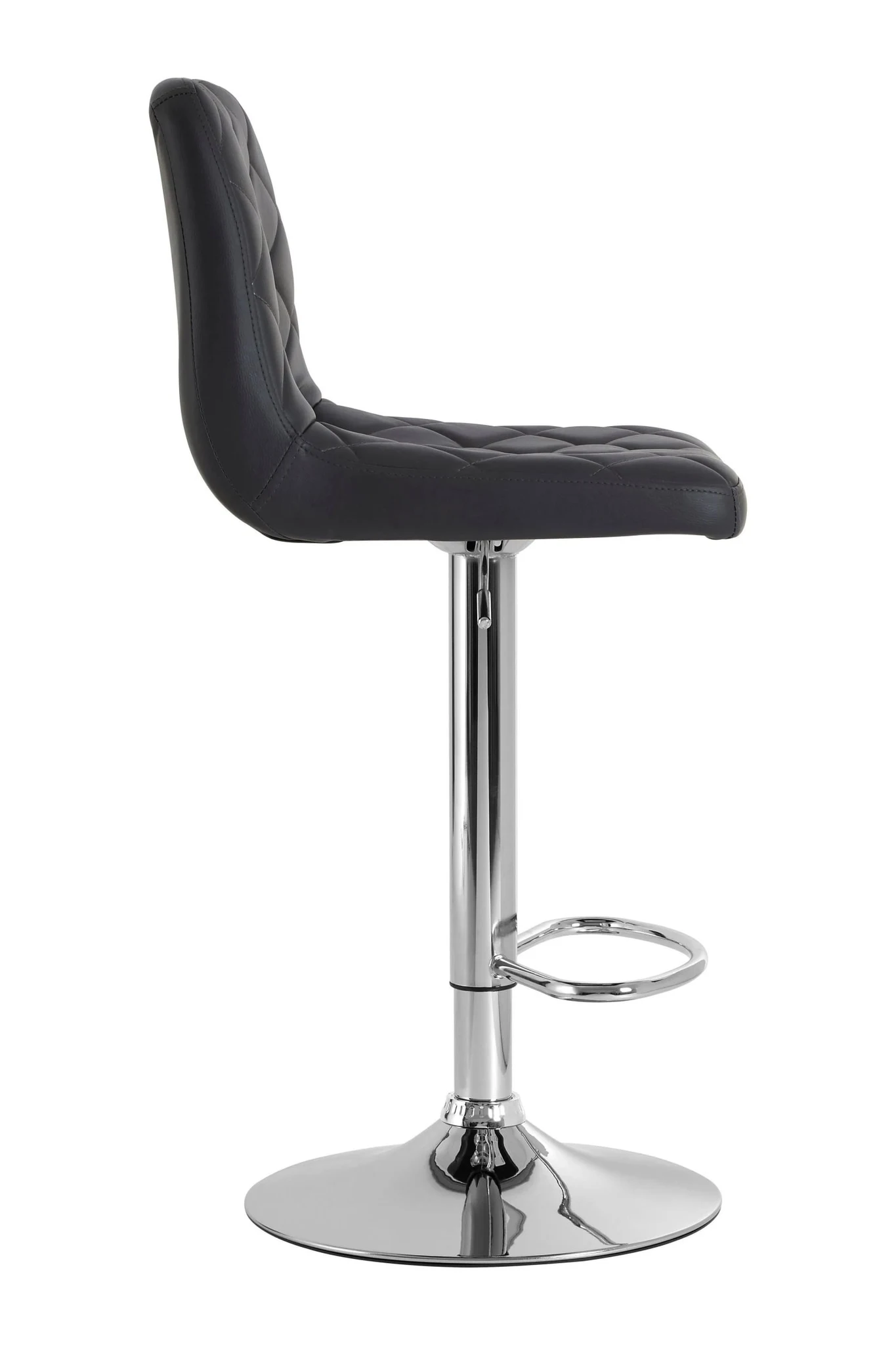 Tara Grey Faux Leather Bar Chair - Seating, photo 3 of 6