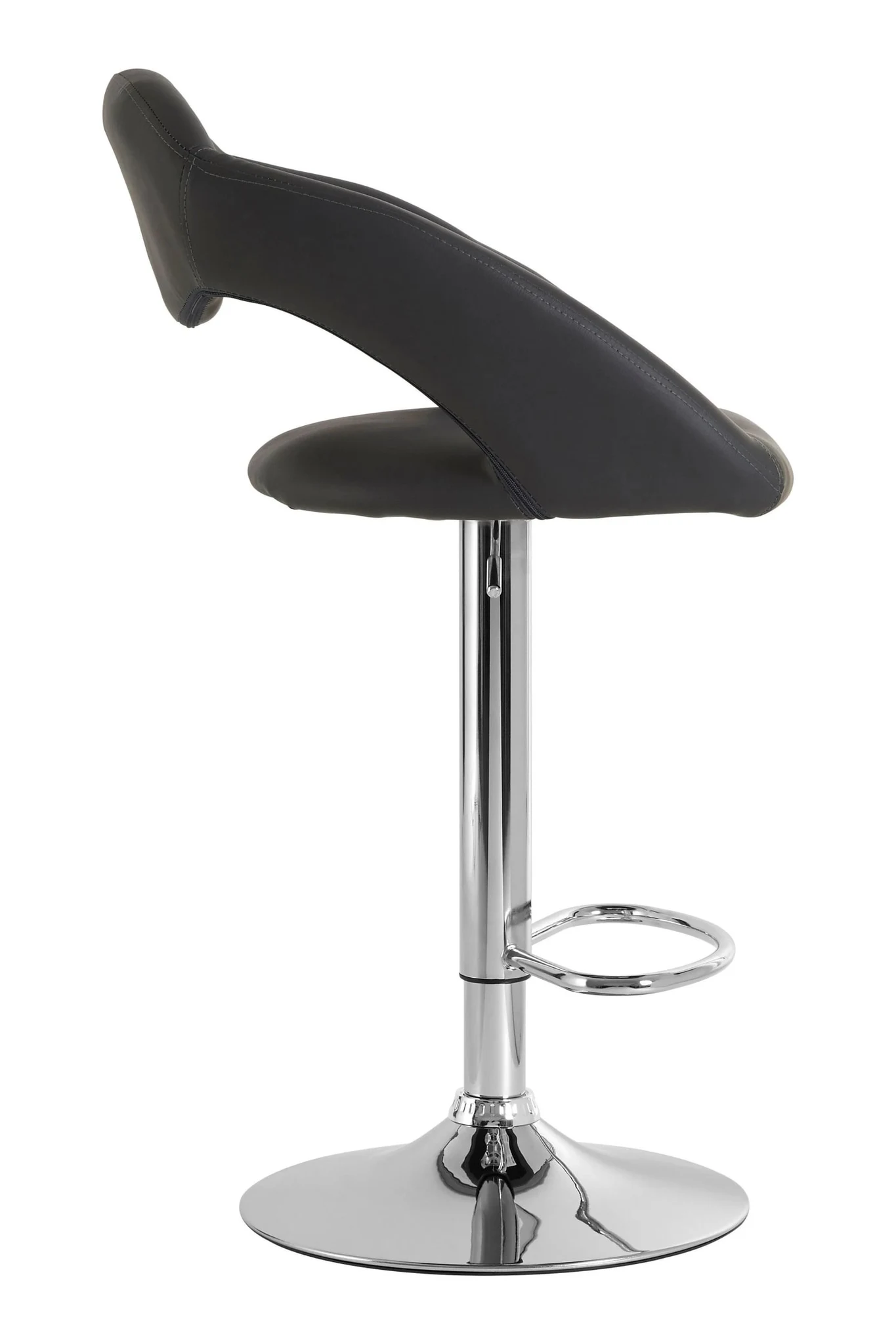 Taylor Grey Faux Leather Bar Chair - Seating, photo 3 of 6