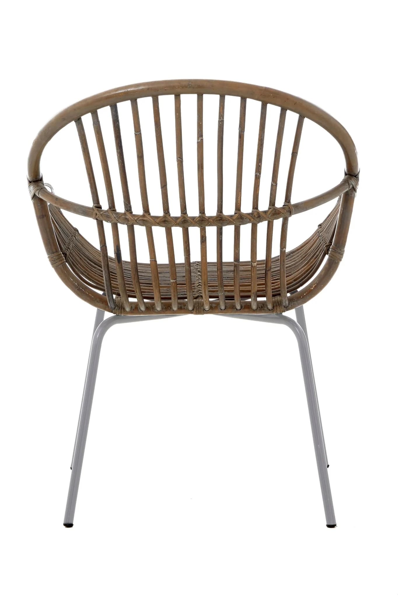 Lagom Grey Wash Natural Rattan Chair - Seating, photo 5 of 8