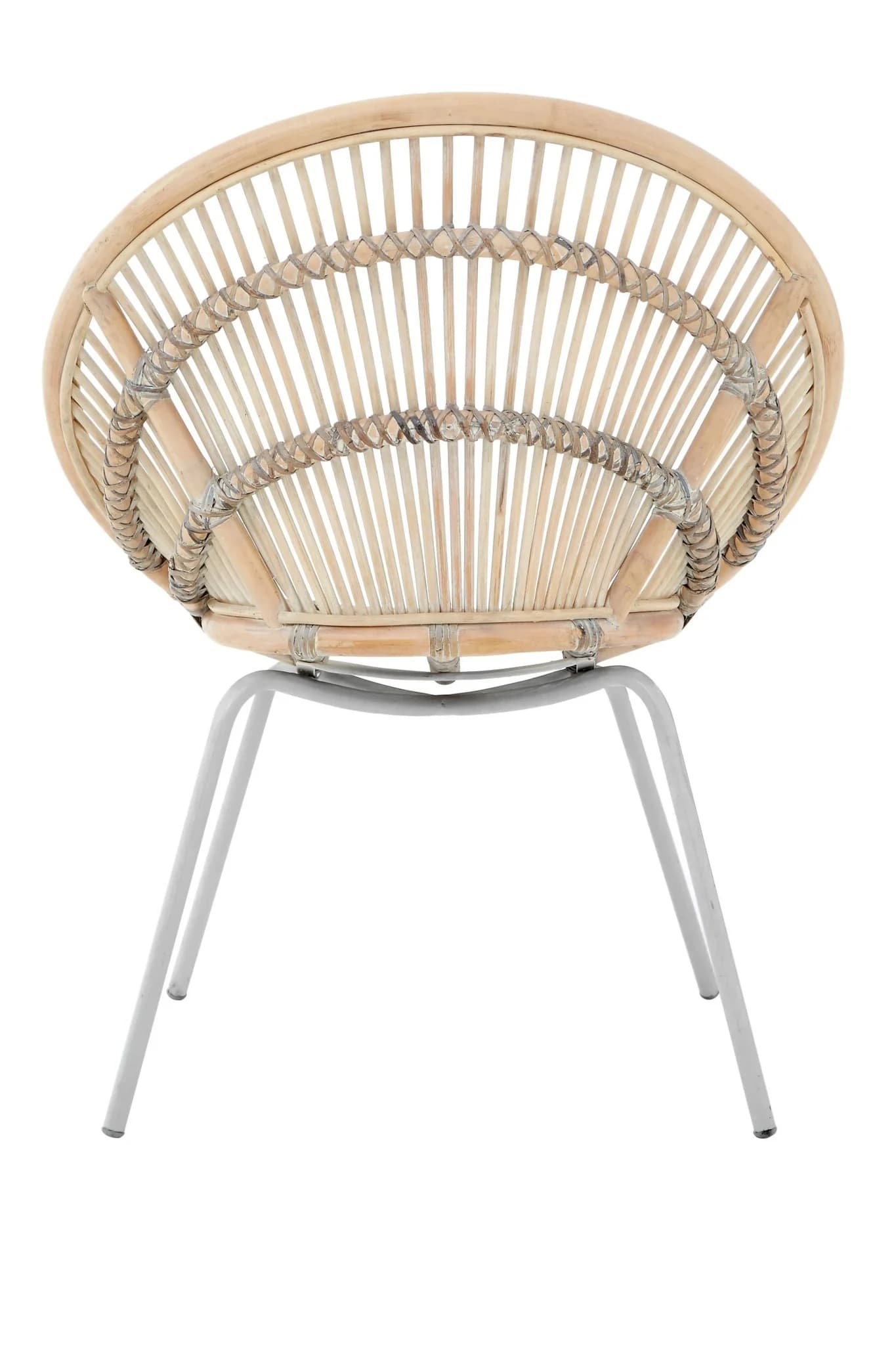 Lagom White Washed Natural Rattan Chair - Seating, photo 3 of 7