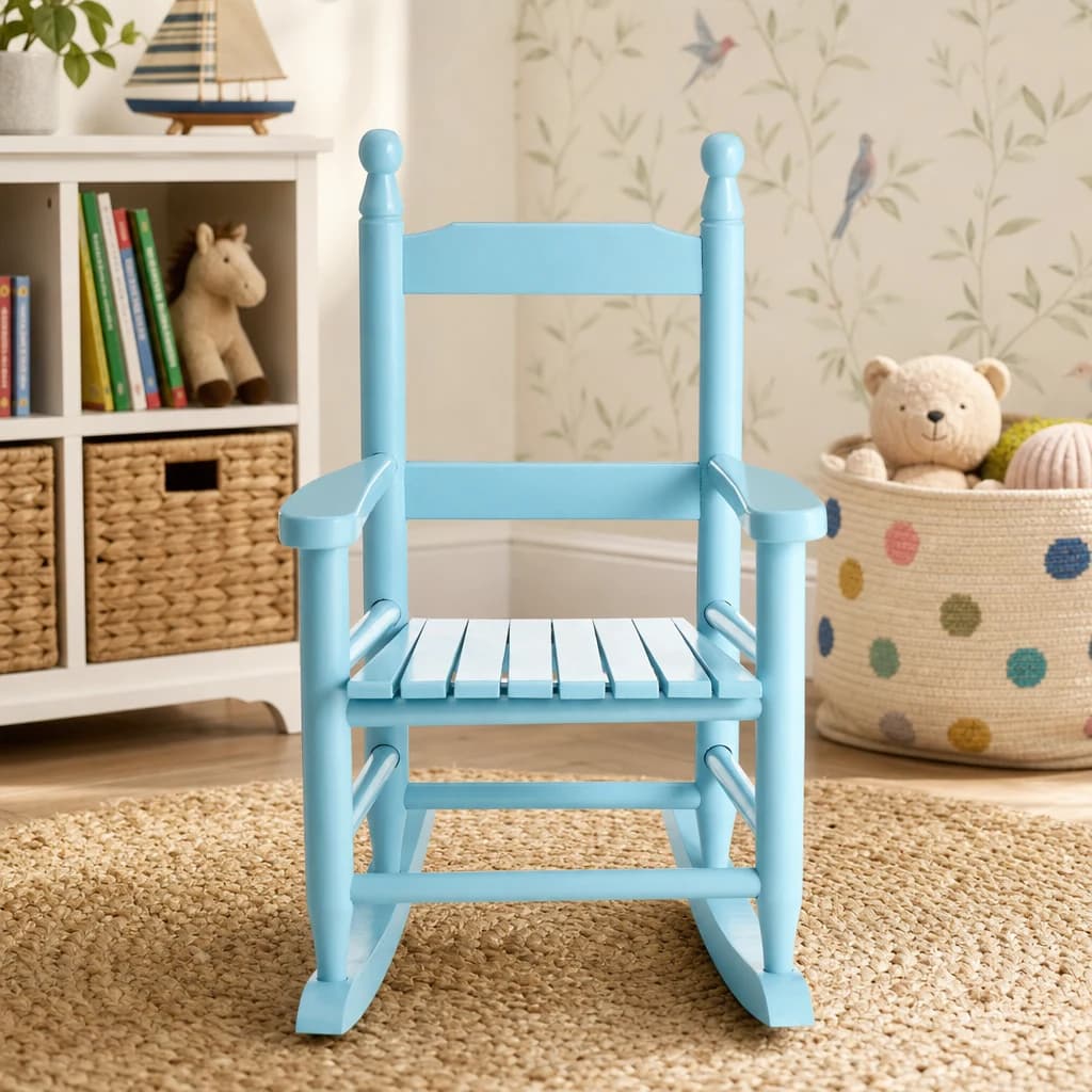 Kids Blue Rocking Chair - Seating, photo 1 of 4