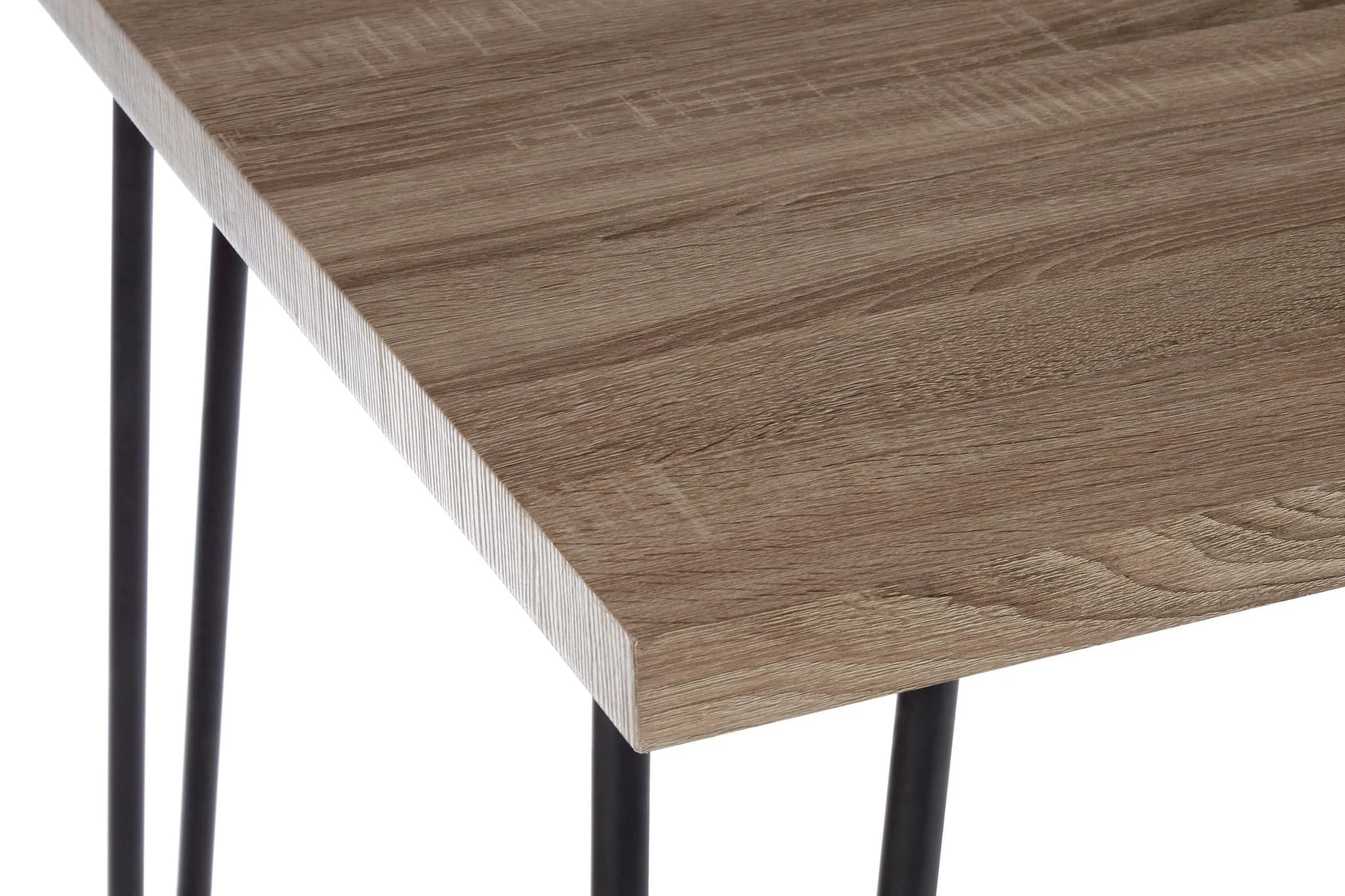 Borough Veneer Top And Metal Legs Dining Table - Tables, photo 6 of 6