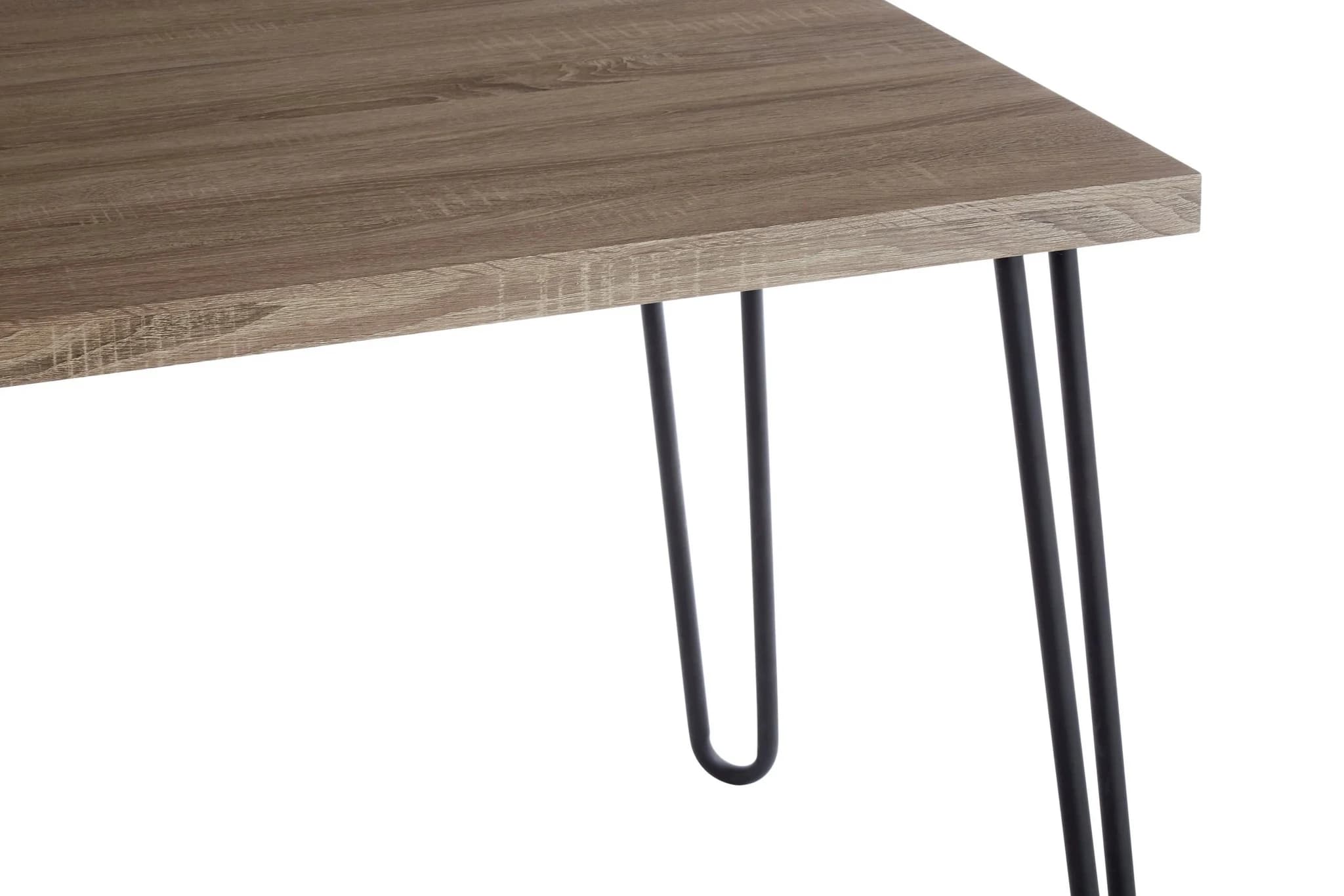 Borough Veneer Top And Metal Legs Dining Table - Tables, photo 5 of 6