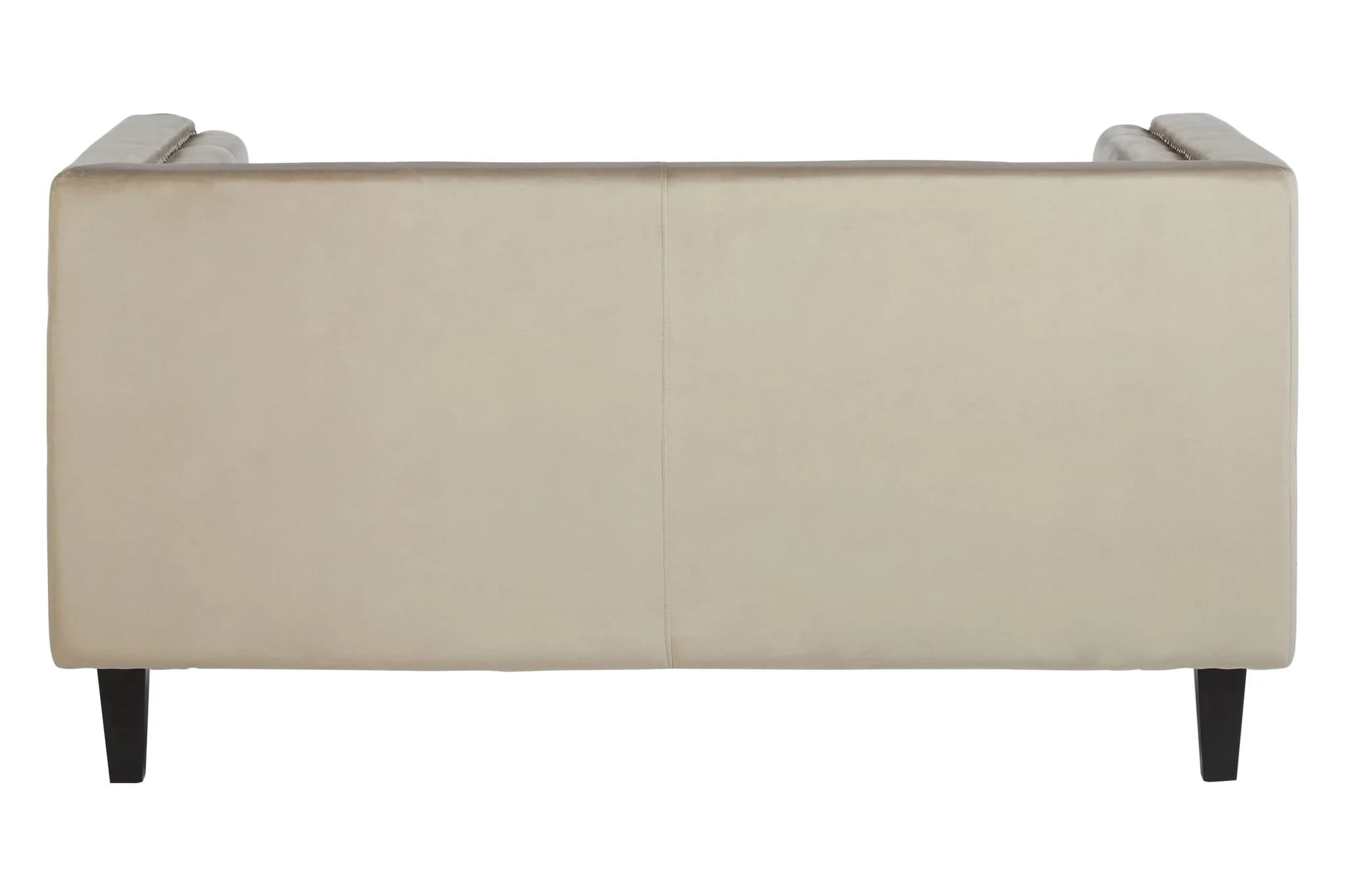 Felisa Two Seater Mink Velvet Sofa - Seating, photo 3 of 8