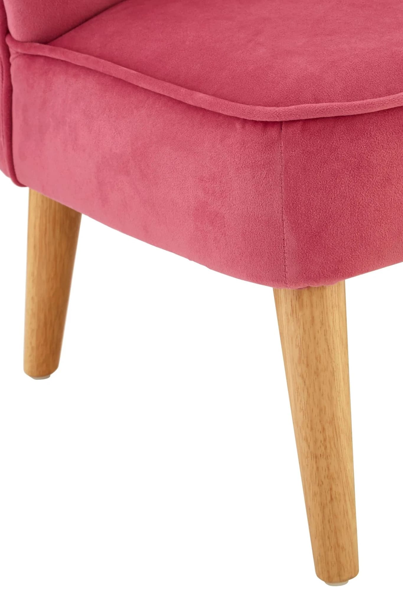 Mia 2 Seat Pink Velvet Kids Sofa - Decorative, photo 7 of 8