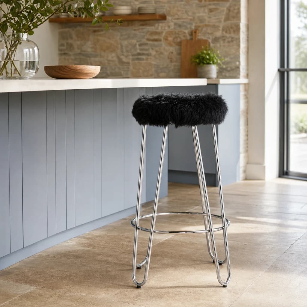 District Black Bar Stool - Seating, photo 1 of 7
