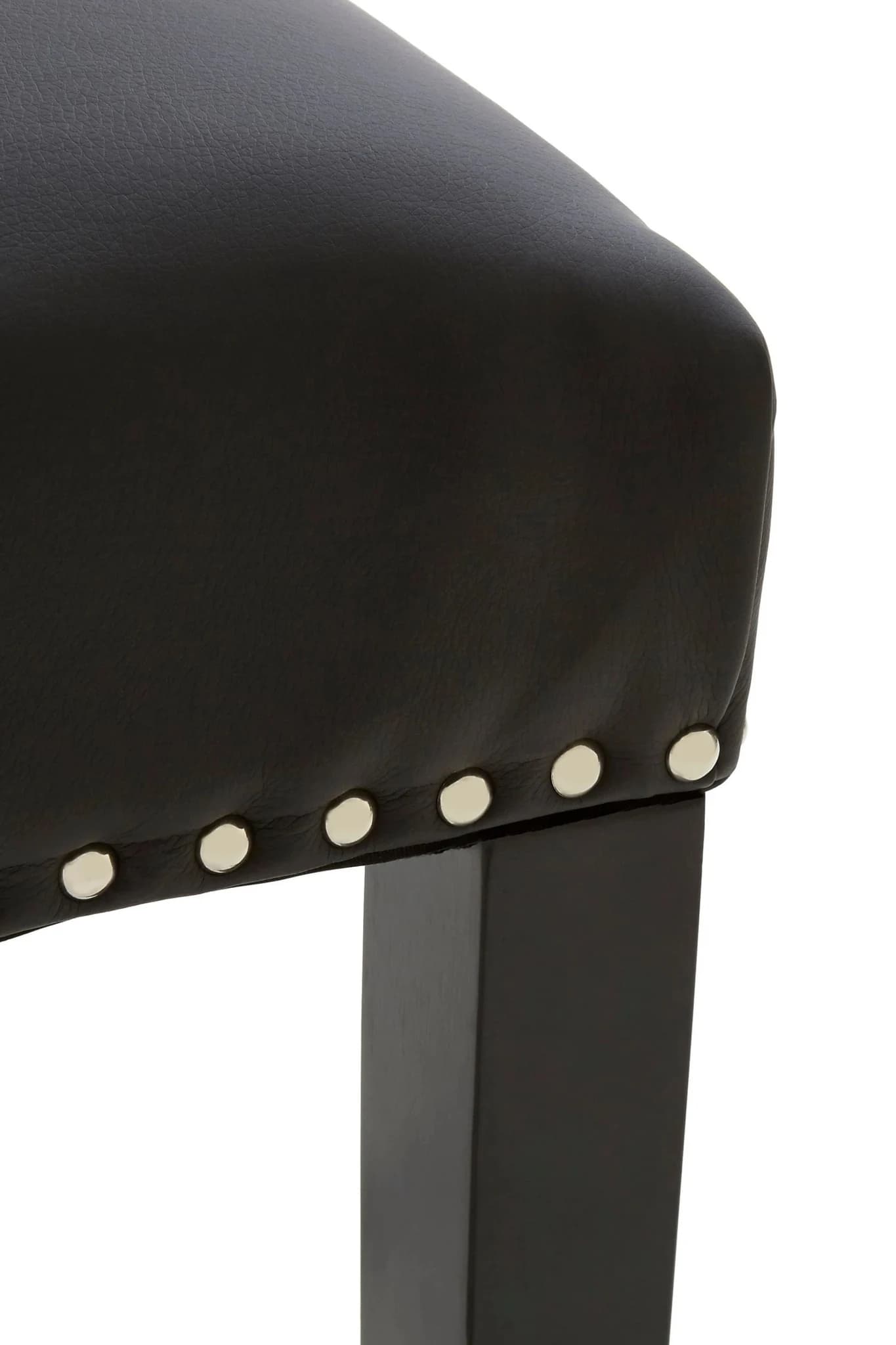 Regents Park Black Faux Leather Bar Chair - Seating, photo 6 of 8