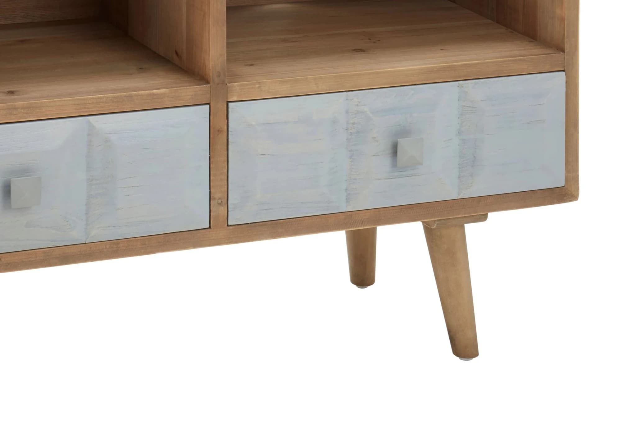 Papua Whitewash Pine Wood Media Unit - Bookcases & shelving, photo 4 of 8
