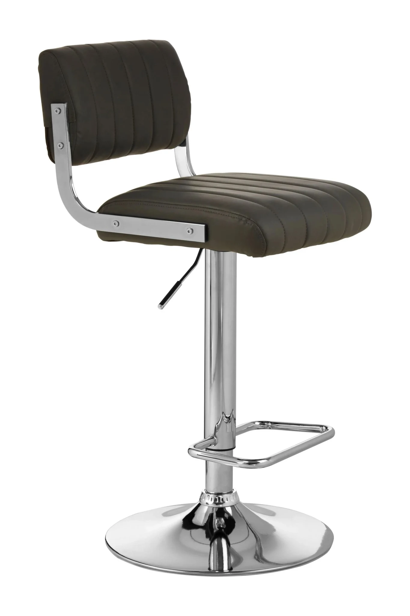 Stockholm Grey Channel Design Seat Bar Stool - Seating, photo 4 of 6