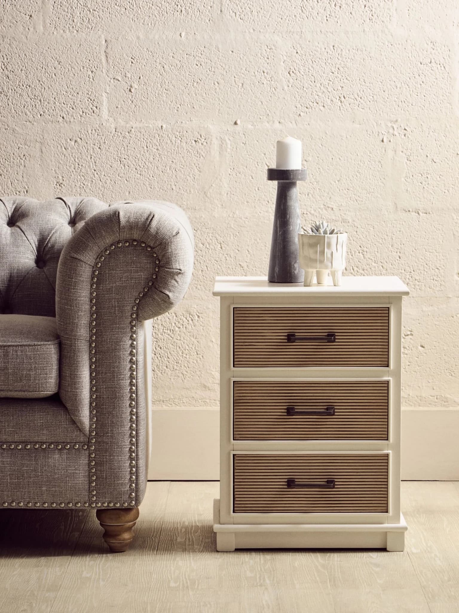 Heritage White Wooden Chest of 3 Drawer - Bookcases & shelving, photo 6 of 8