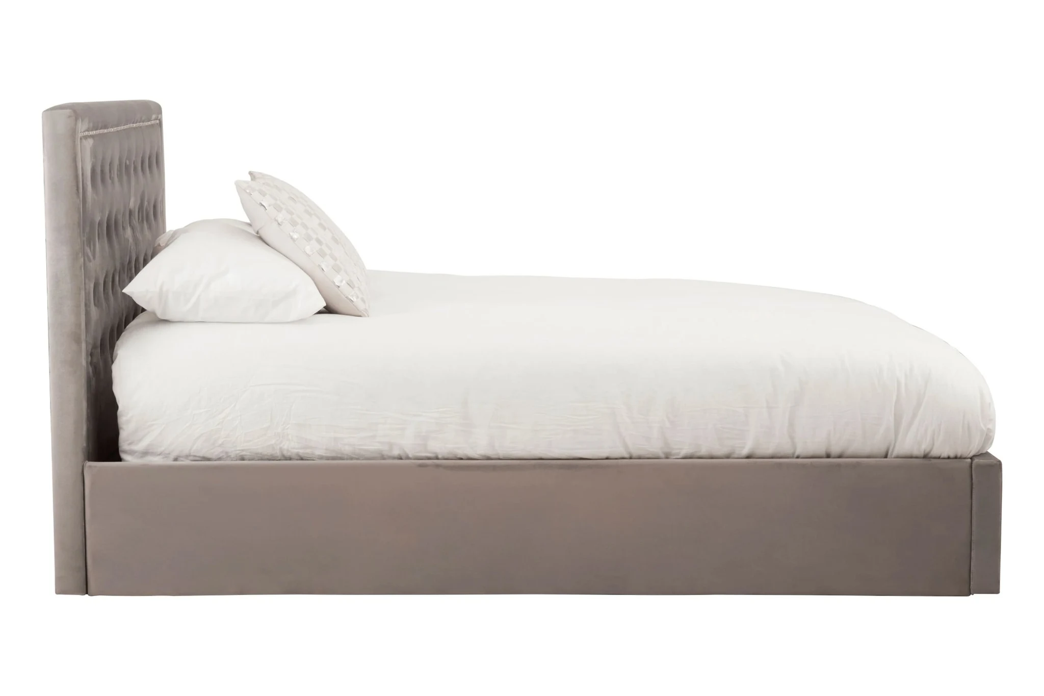 Hannah Grey Ottoman King Bed - Furniture, photo 7 of 8
