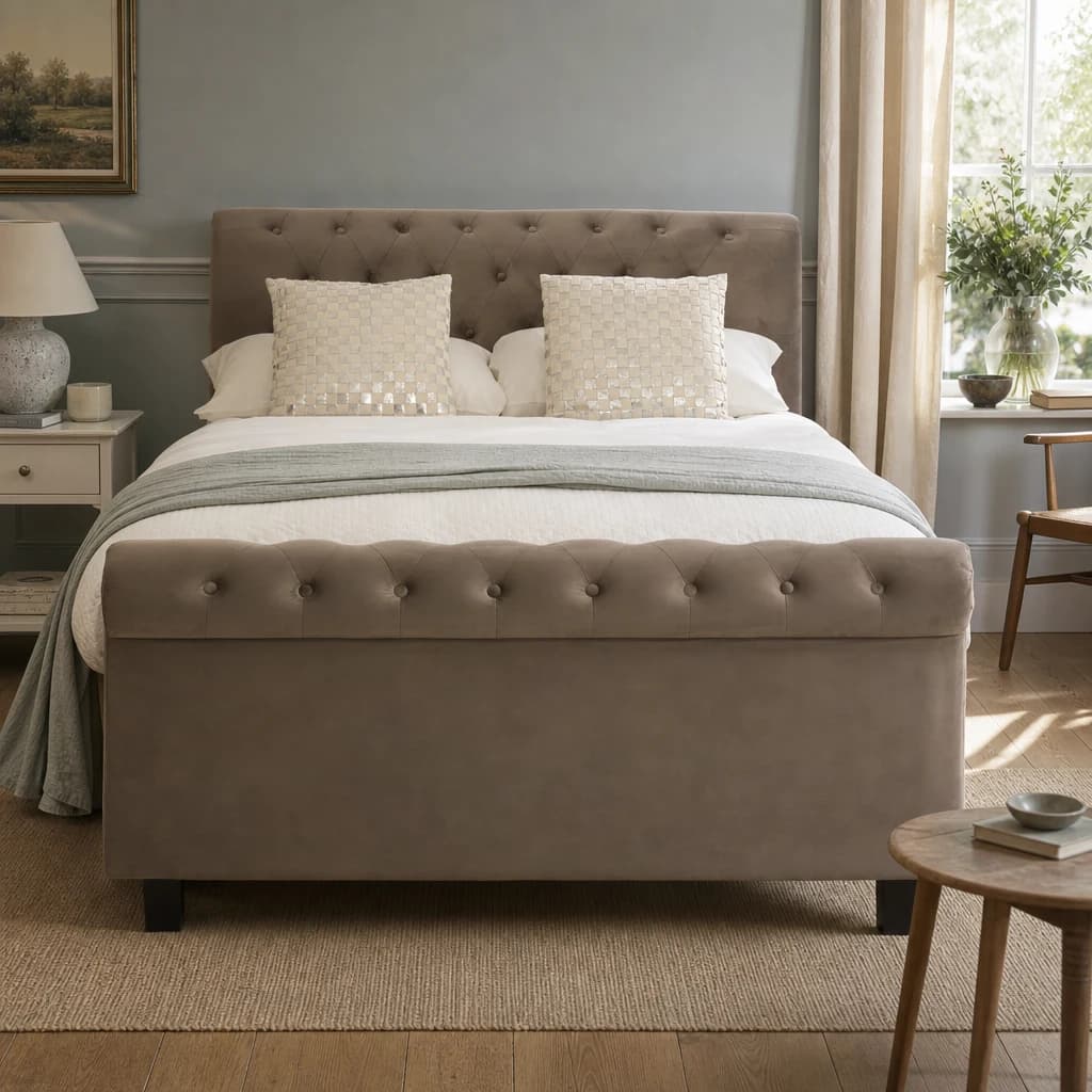 Orlando Grey Ottoman Double Bed - Furniture, photo 1 of 8