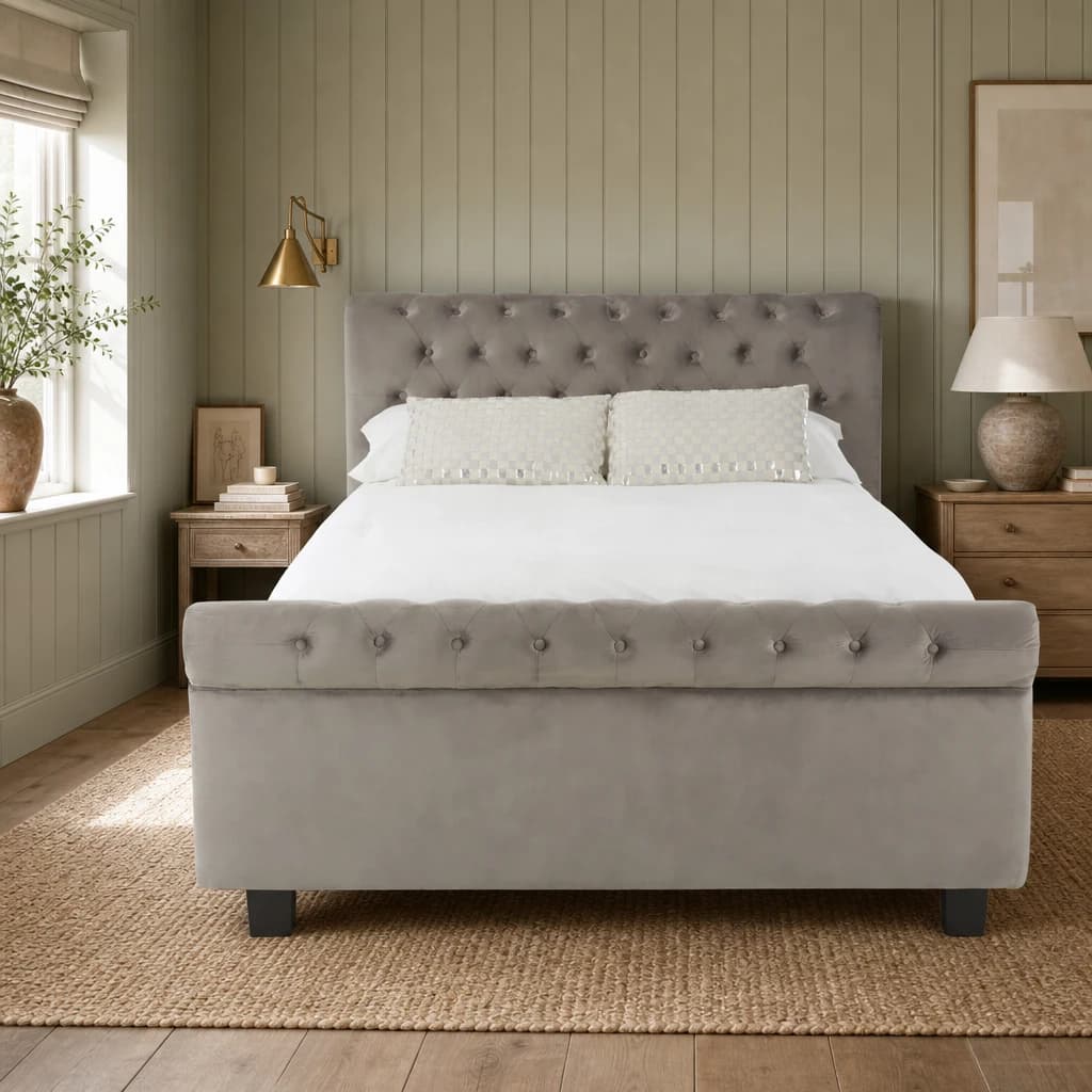 Orlando Grey Ottoman King Bed - Furniture, photo 1 of 8