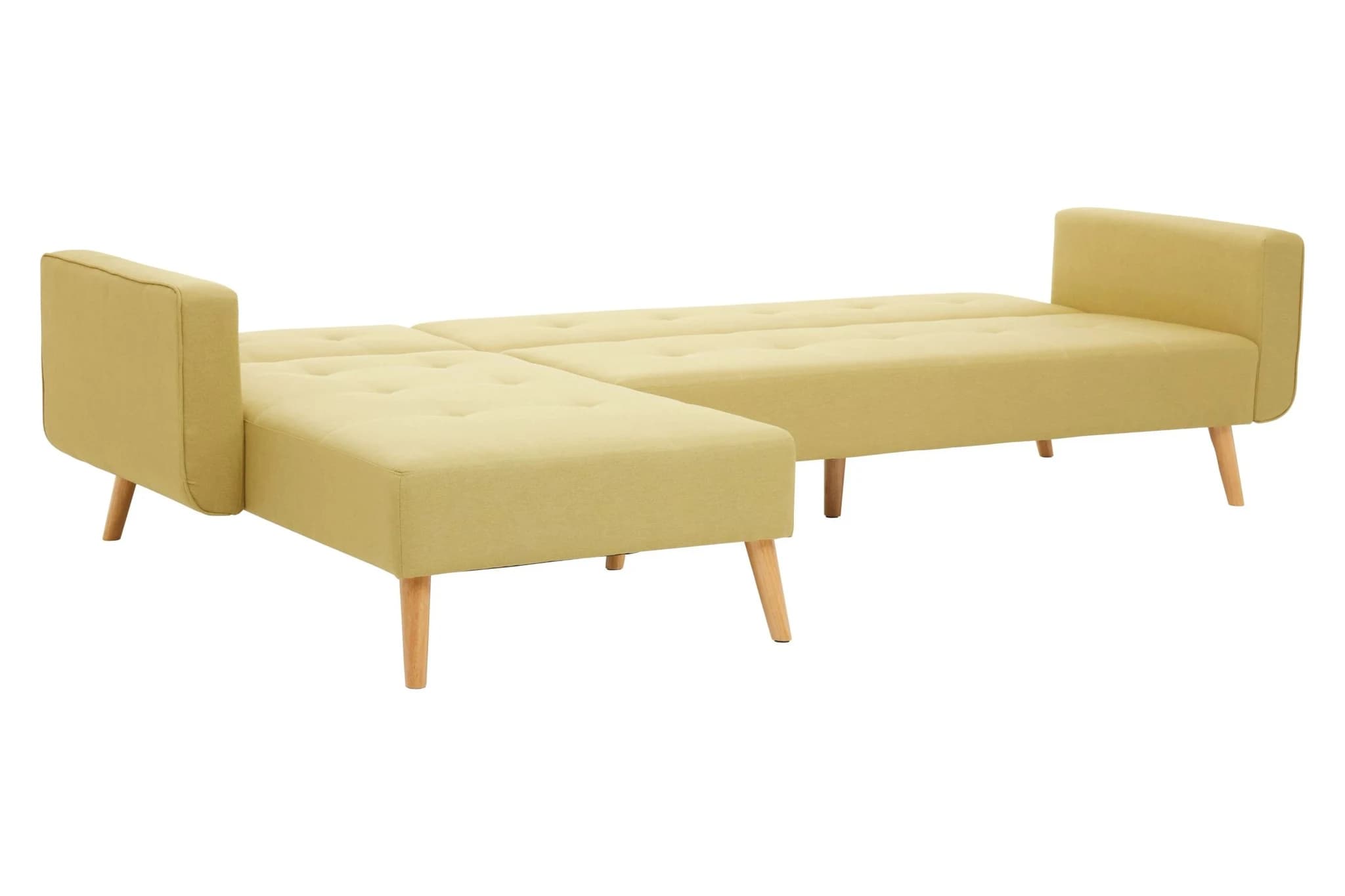 Hansa Hagen Olive Linen Corner Sofa Bed - Seating, photo 7 of 8
