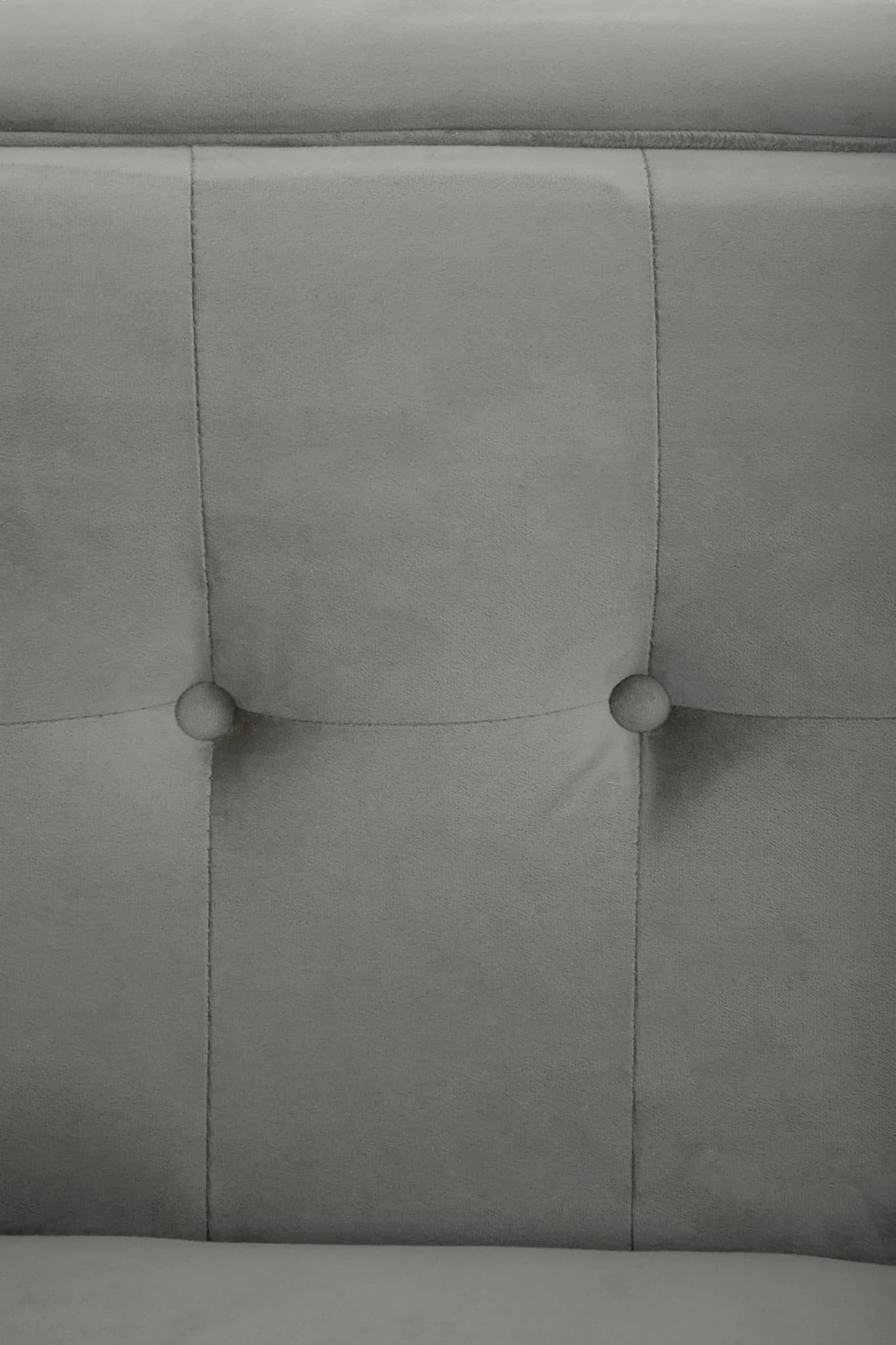 Helia 3 Seat Grey Velvet Sofa - Seating, photo 6 of 8