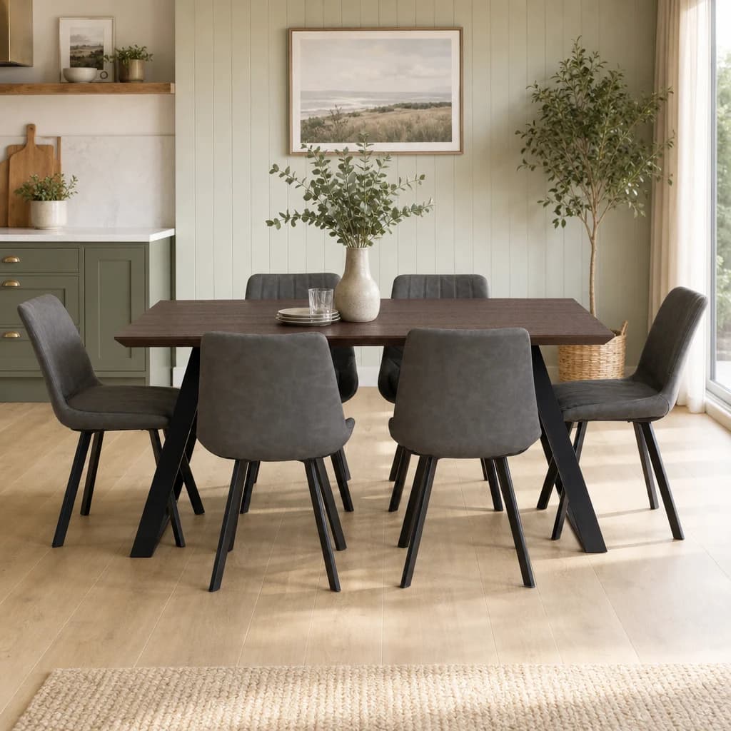 Westford Dining Table with 6 Chairs Set - Seating, photo 1 of 8