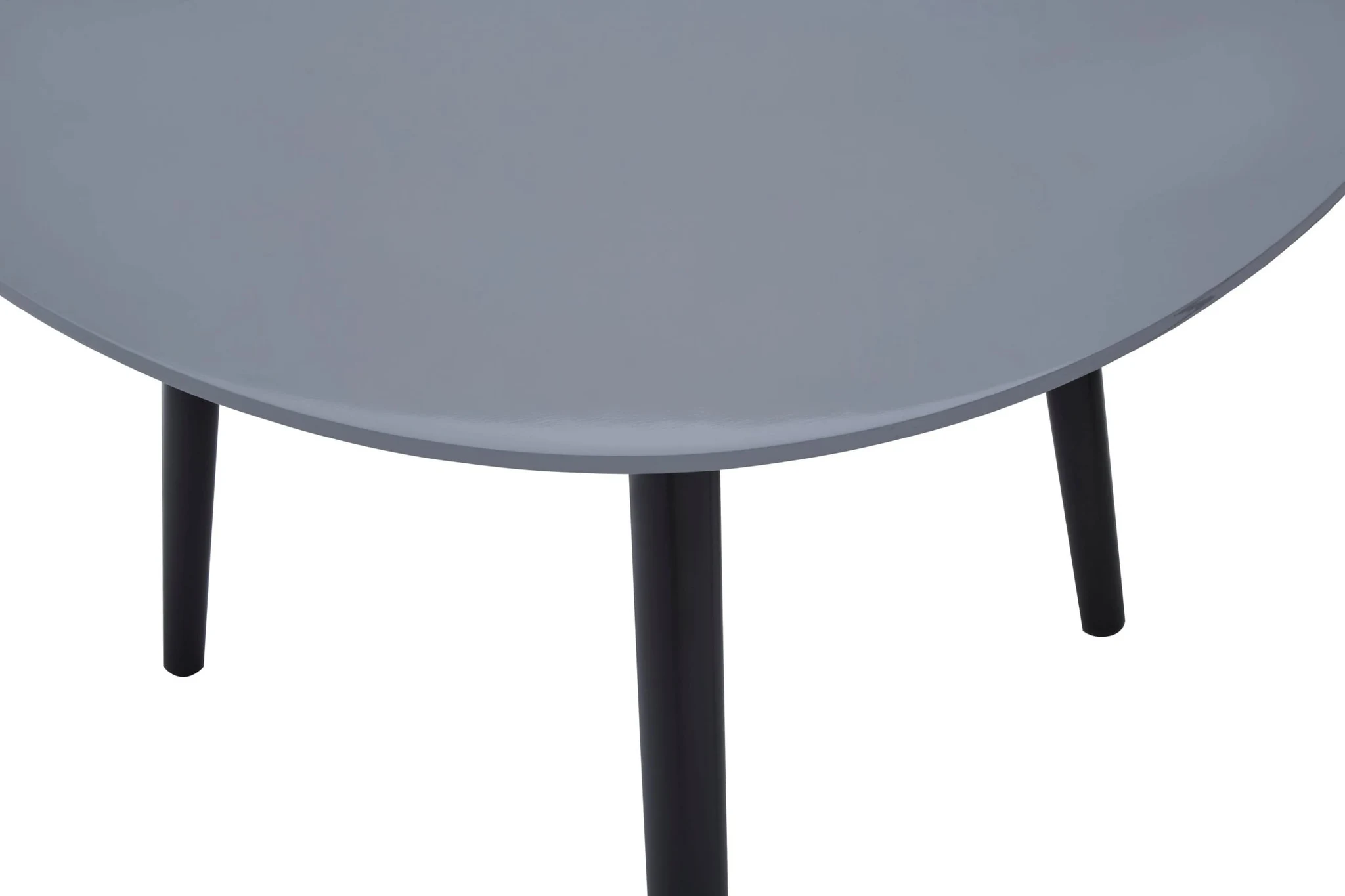 Nostra Grey Gloss Finish Set Of 2 Side Tables - Tables, photo 5 of 8