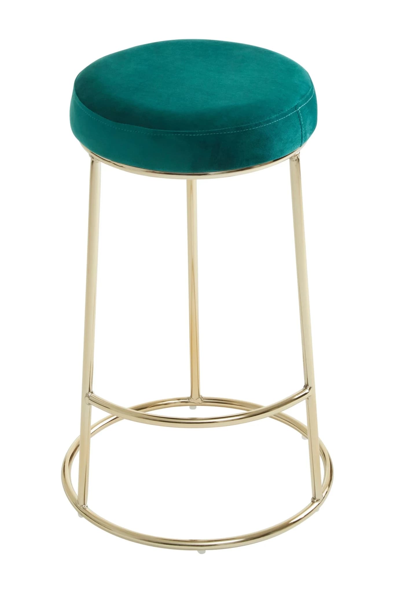 Manhattan Green Velvet Bar Stool - Seating, photo 4 of 7