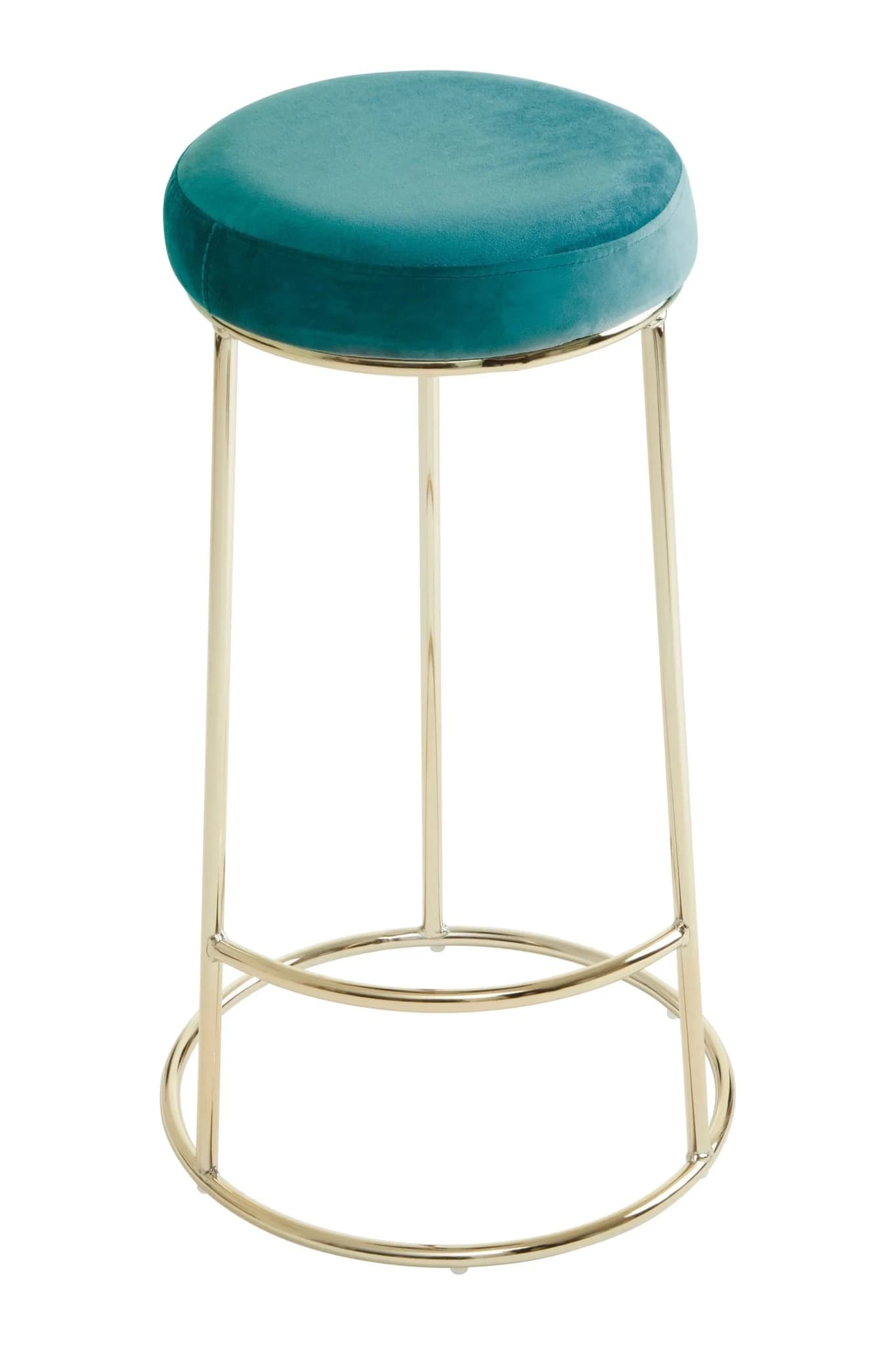 Manhattan Green Velvet Tall Bar Stool - Seating, photo 5 of 8