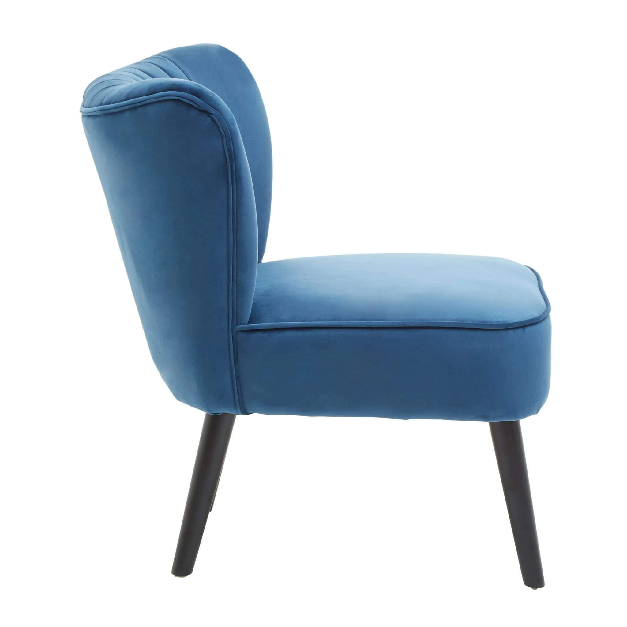 Regents Park Blue Velvet Chair - Seating, photo 8 of 8