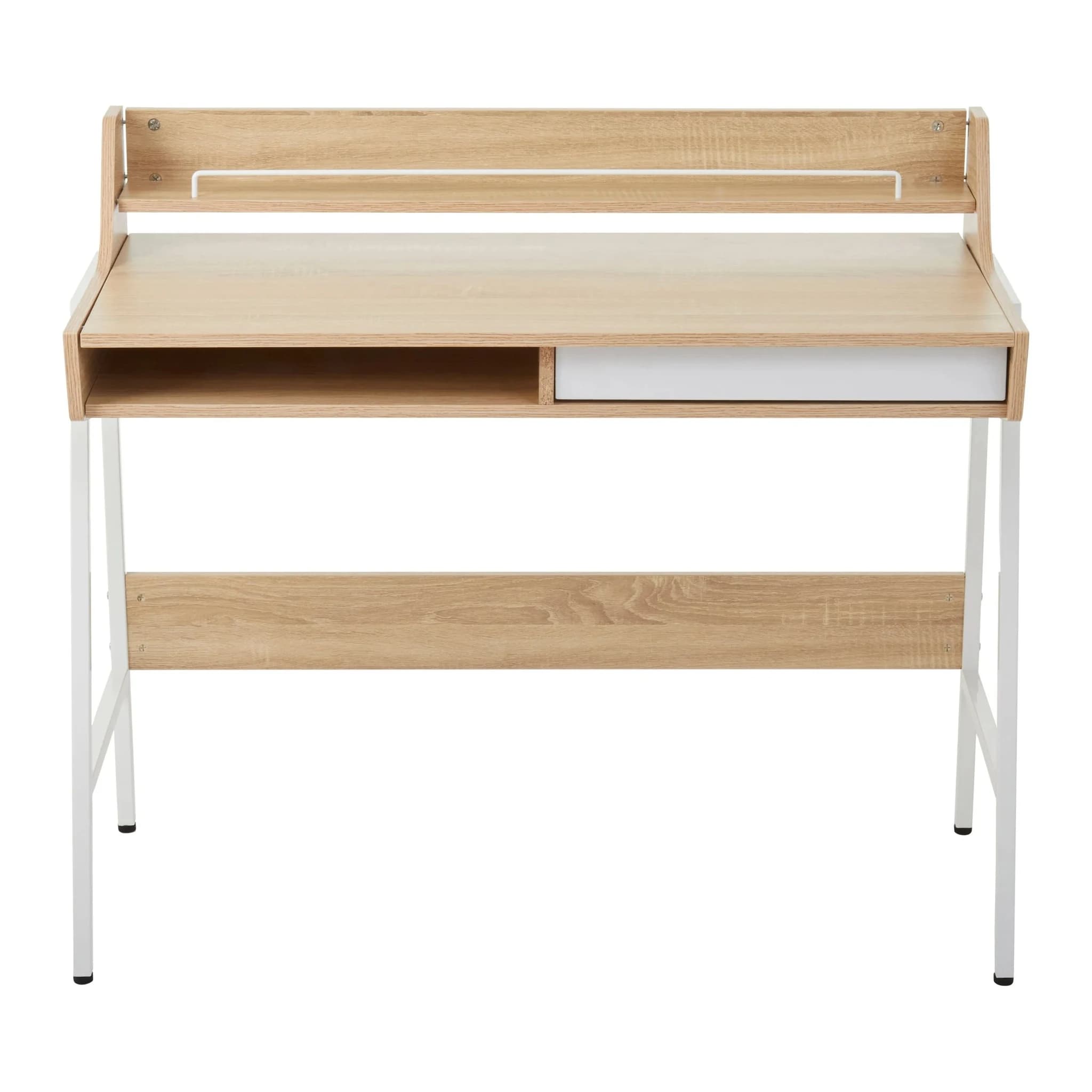 Bradbury Natural Oak Veneer Desk - Tables, photo 5 of 8