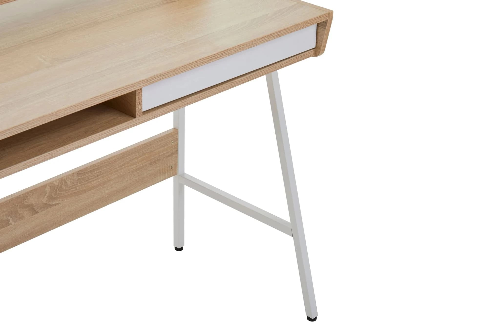 Bradbury Natural Oak Veneer Desk - Tables, photo 6 of 8