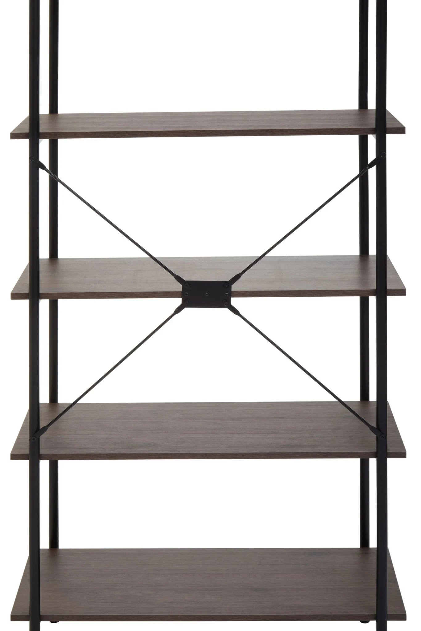 Bradbury Five Tier Dark Oak Veneer Shelf Unit - Bookcases & shelving, photo 6 of 8