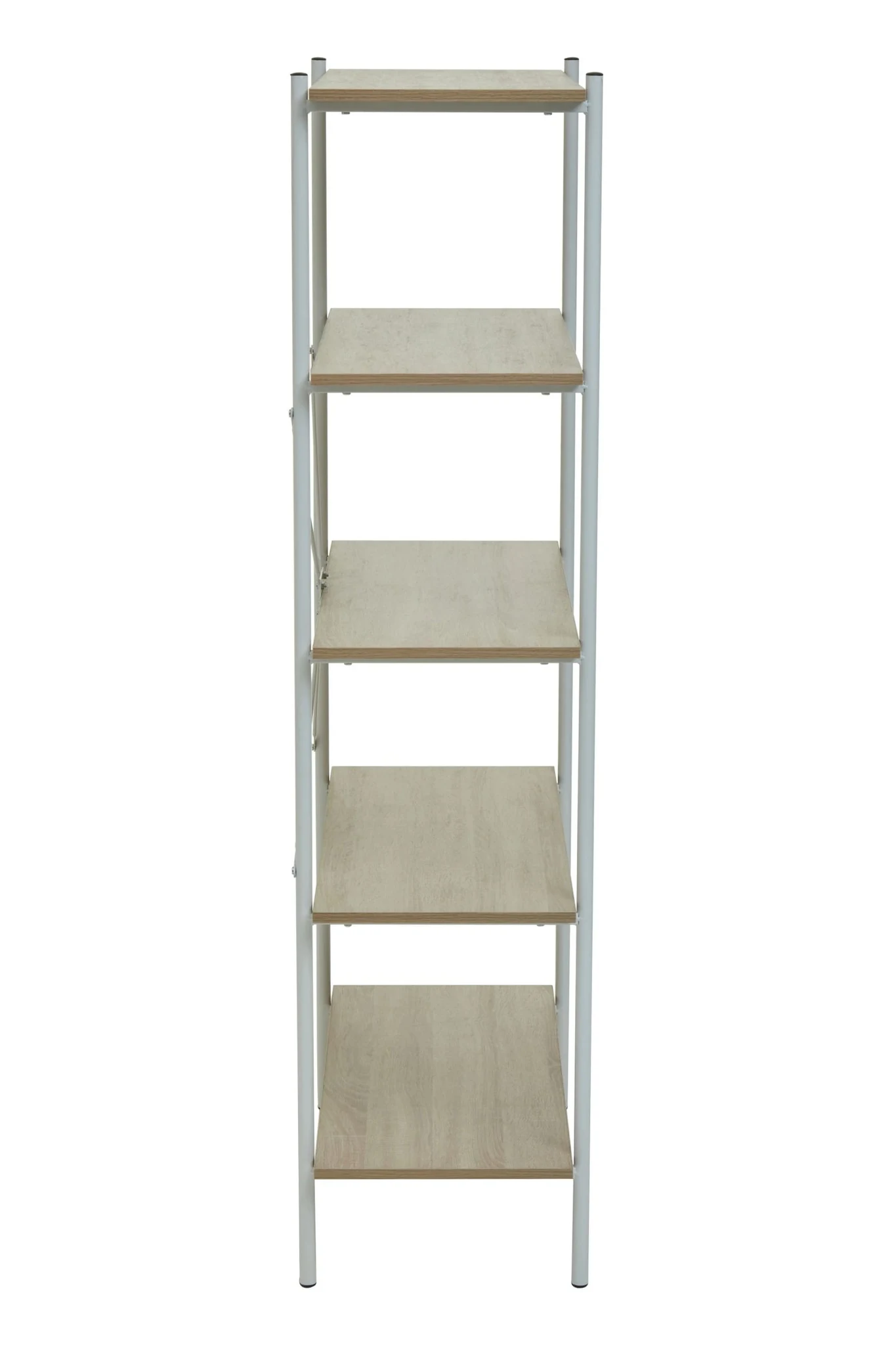 Bradbury Five Tier Natural Oak Veneer Shelf Unit - Bookcases & shelving, photo 3 of 8