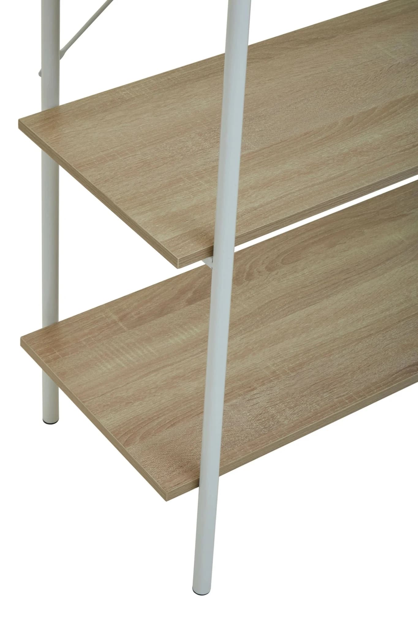 Bradbury Five Tier Natural Oak Veneer Shelf Unit - Bookcases & shelving, photo 6 of 8