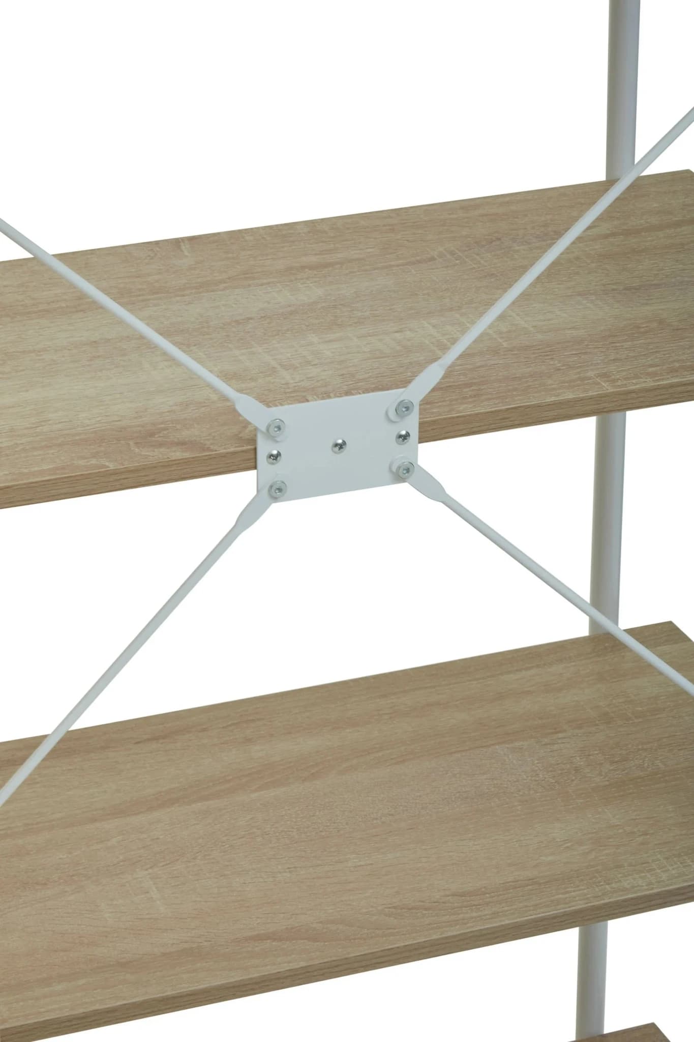 Bradbury Five Tier Natural Oak Veneer Shelf Unit - Bookcases & shelving, photo 5 of 8