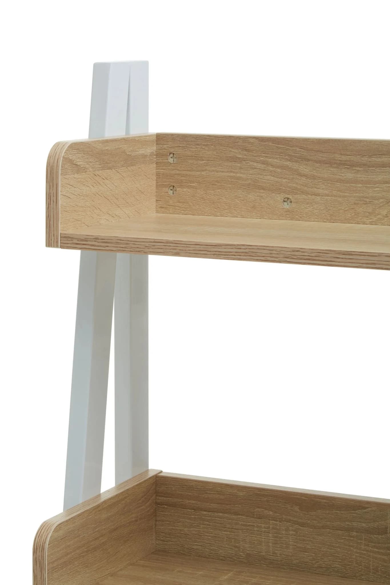 Bradbury Five Tier Natural Oak Effect Ladder Shelf Unit - Bookcases & shelving, photo 7 of 7