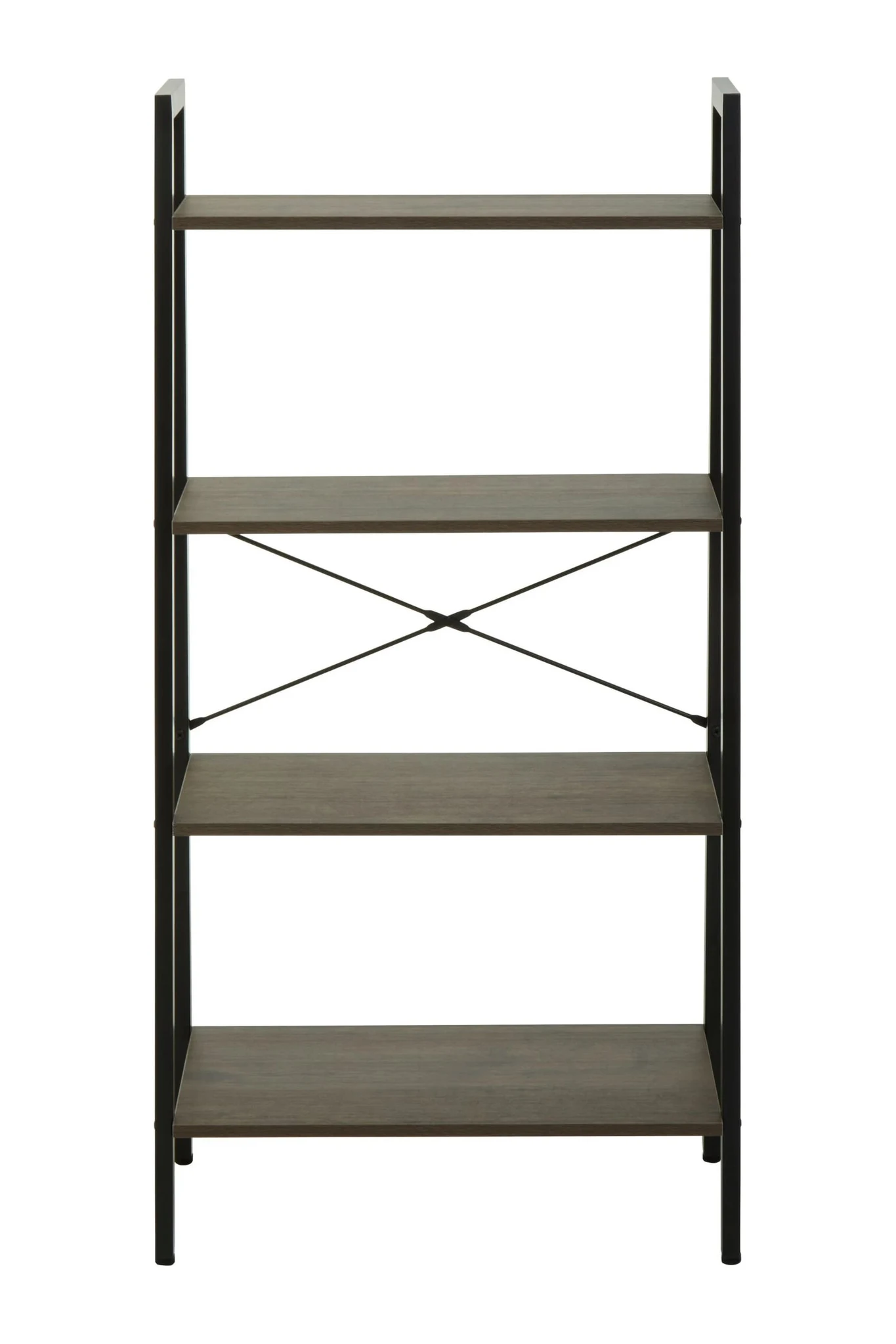 Bradbury Four Tier Dark Oak Veneer Ladder Shelf Unit - Bookcases & shelving, photo 4 of 8