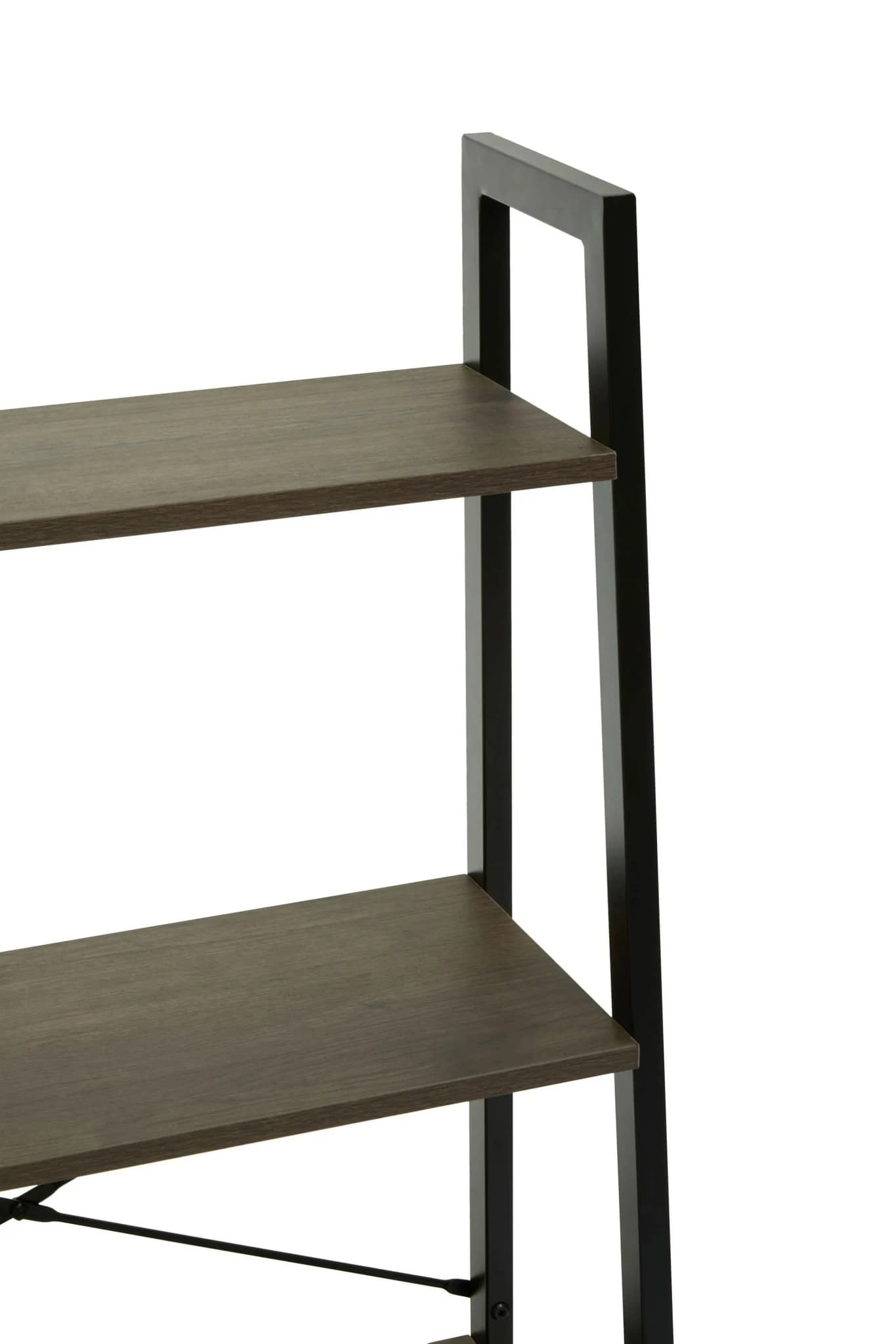 Bradbury Four Tier Dark Oak Veneer Ladder Shelf Unit - Bookcases & shelving, photo 6 of 8