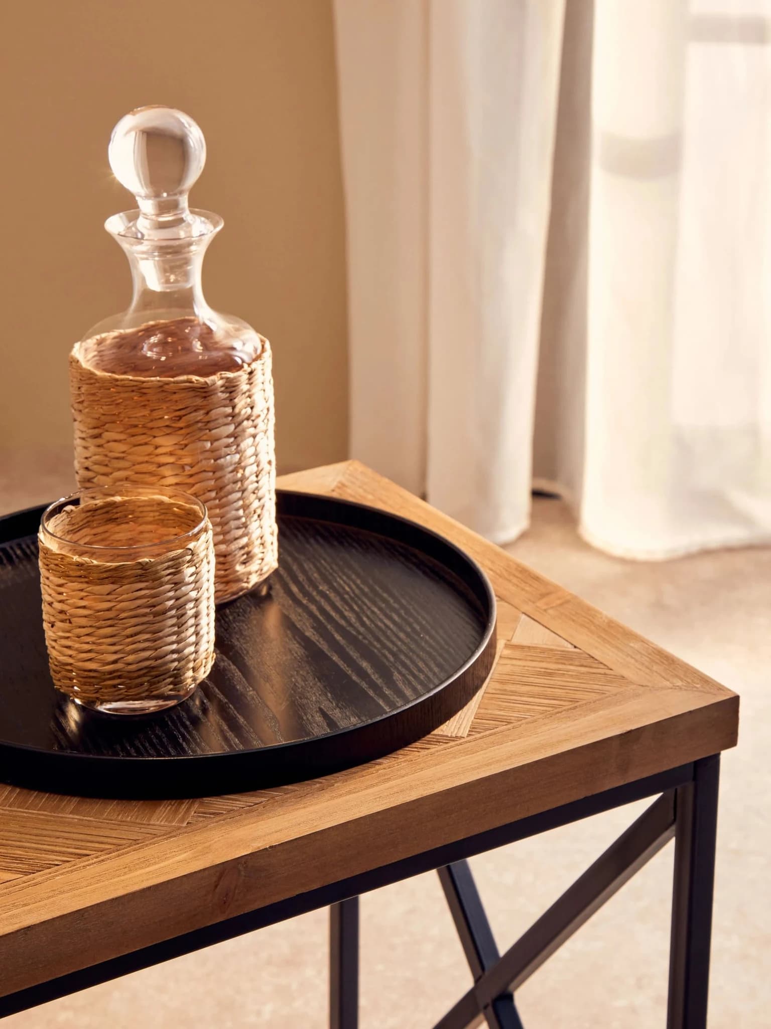 Kickford Parquet Fir Wood Coffee Table - Tables, photo 7 of 8