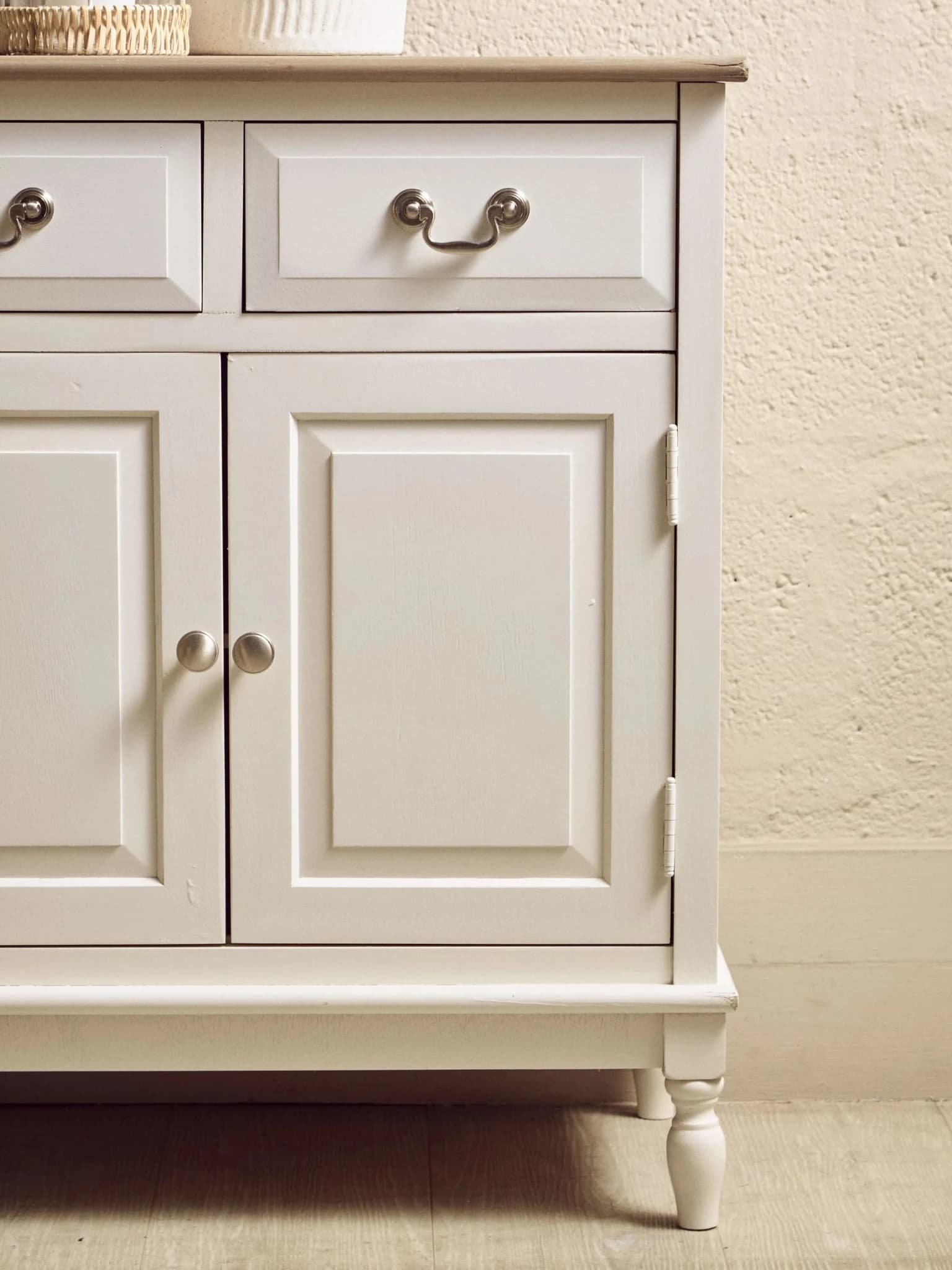 Heritage 2 Drawer White Wooden Sideboard - Bookcases & shelving, photo 5 of 8