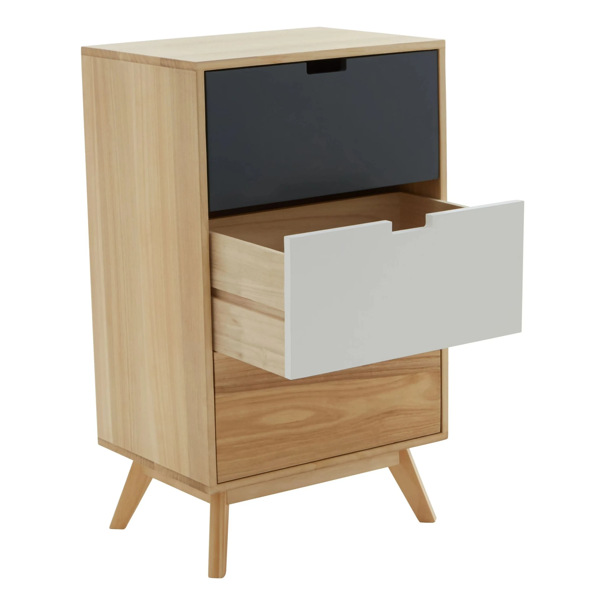 Watson Tri Colour Chest of 3 Drawers - Tables, photo 4 of 8