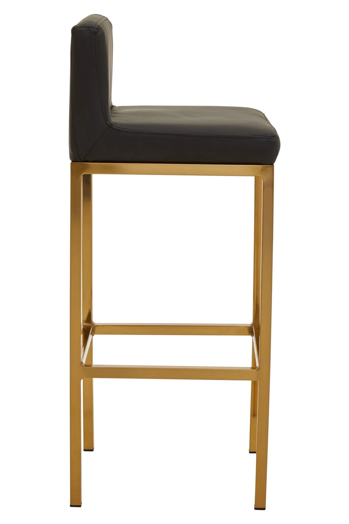 Baina Black And Gold Finish Bar Chair - Seating, photo 3 of 8