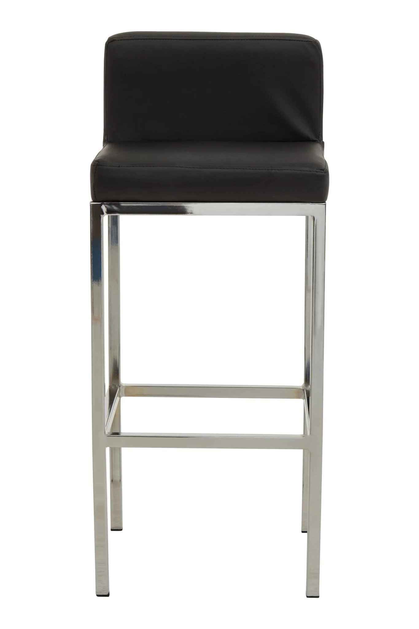 Baina Black And Chrome Finish Bar Chair - Seating, photo 4 of 8