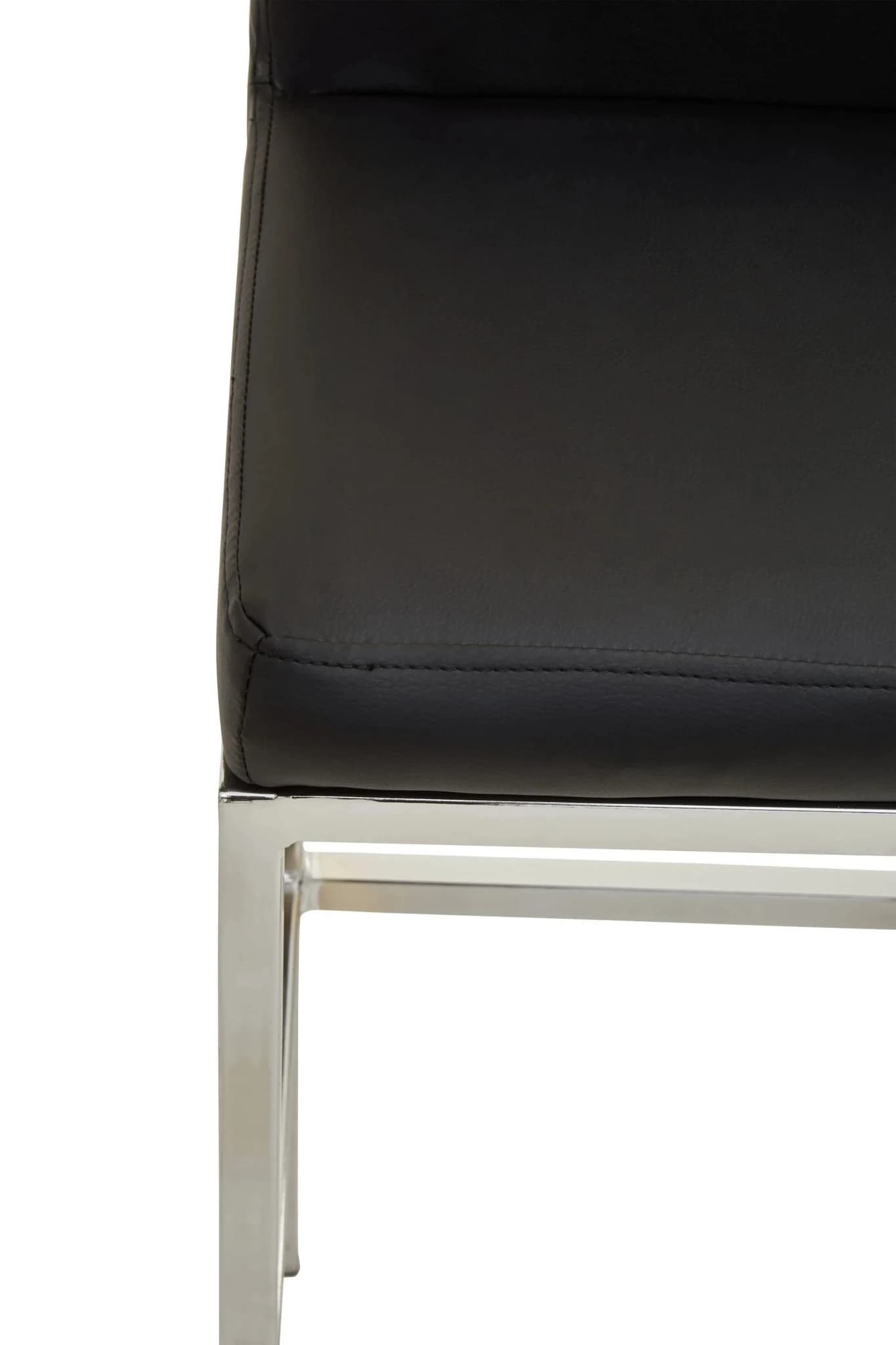 Baina Black And Chrome Finish Bar Chair - Seating, photo 6 of 8