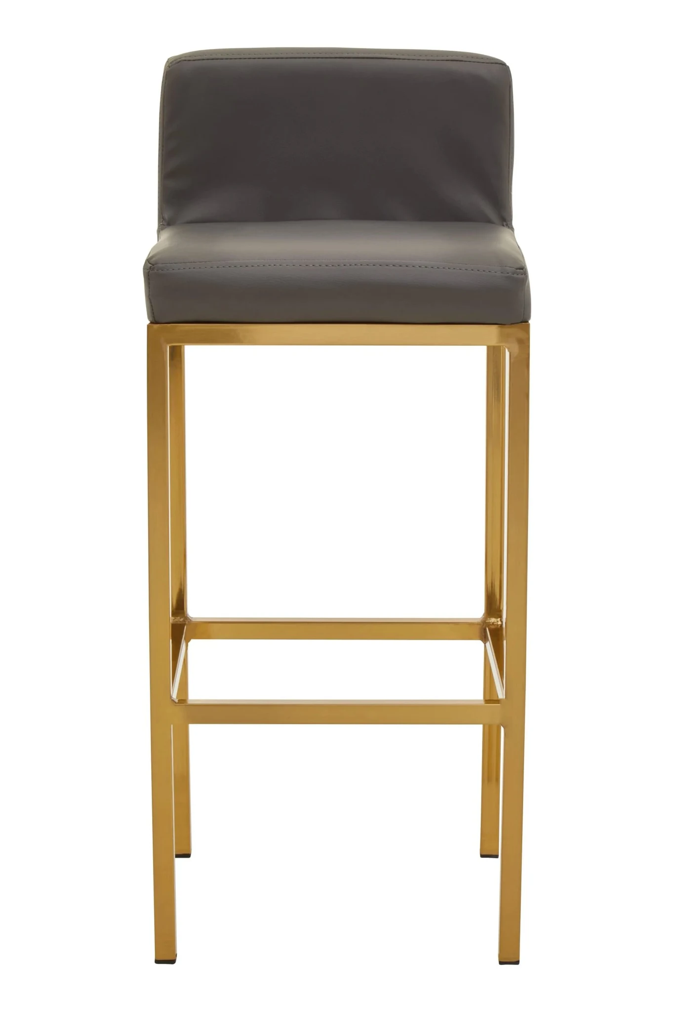 Baina Dark Grey And Gold Finish Bar Chair - Seating, photo 4 of 8
