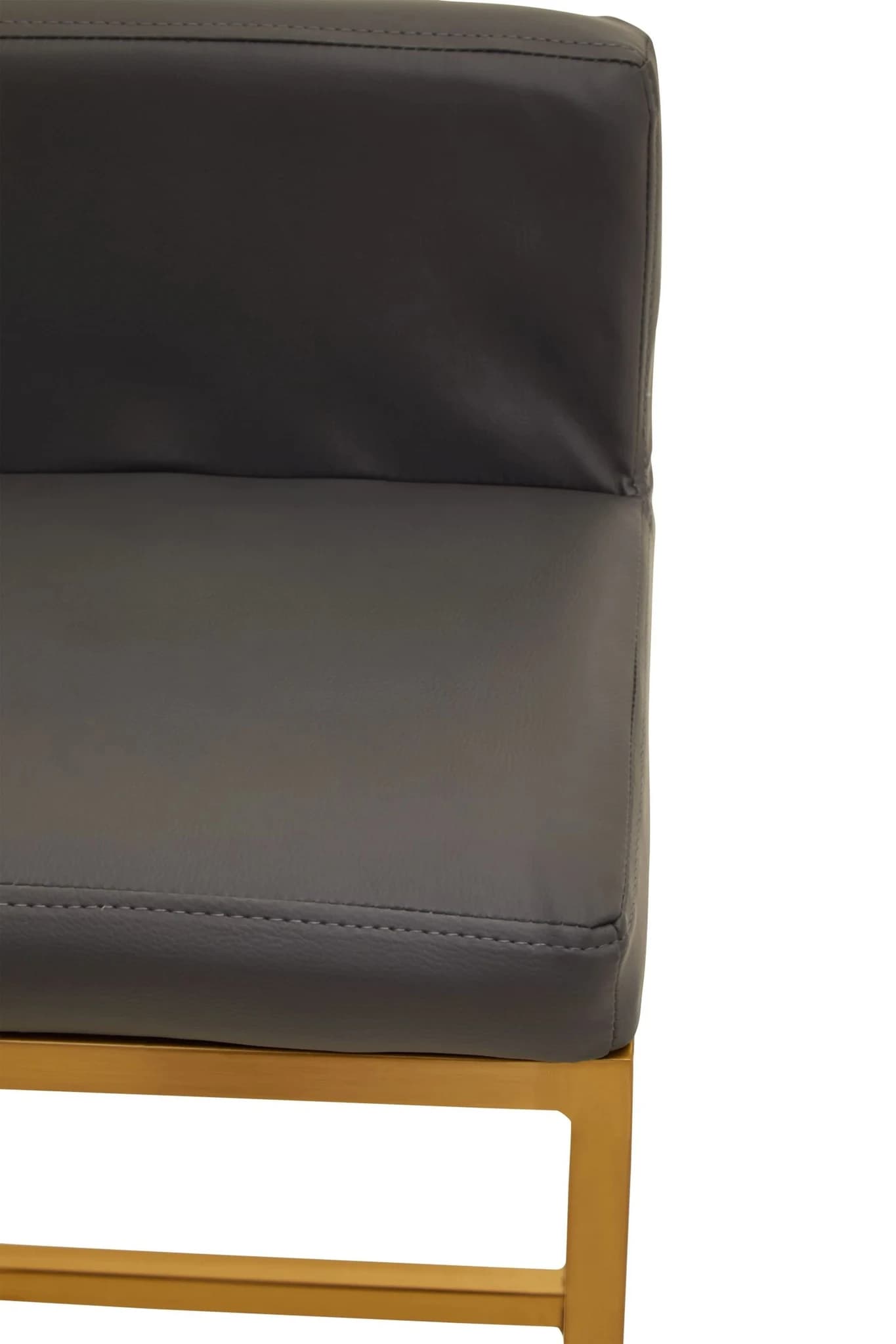 Baina Dark Grey And Gold Finish Bar Chair - Seating, photo 6 of 8