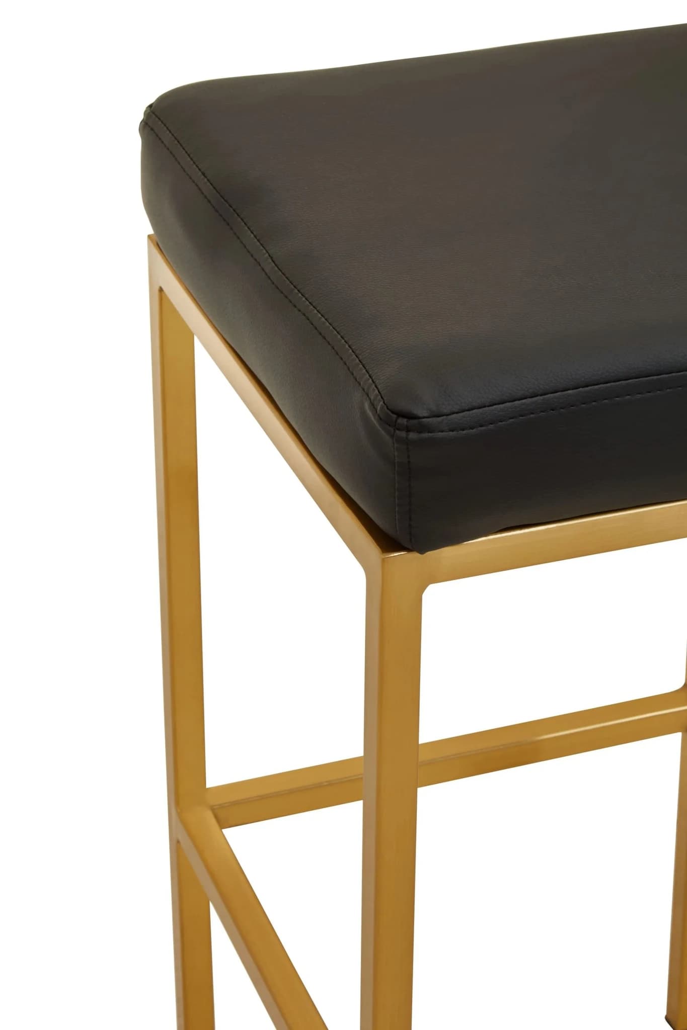 Baina Black And Gold Finish Bar Stool - Seating, photo 7 of 7