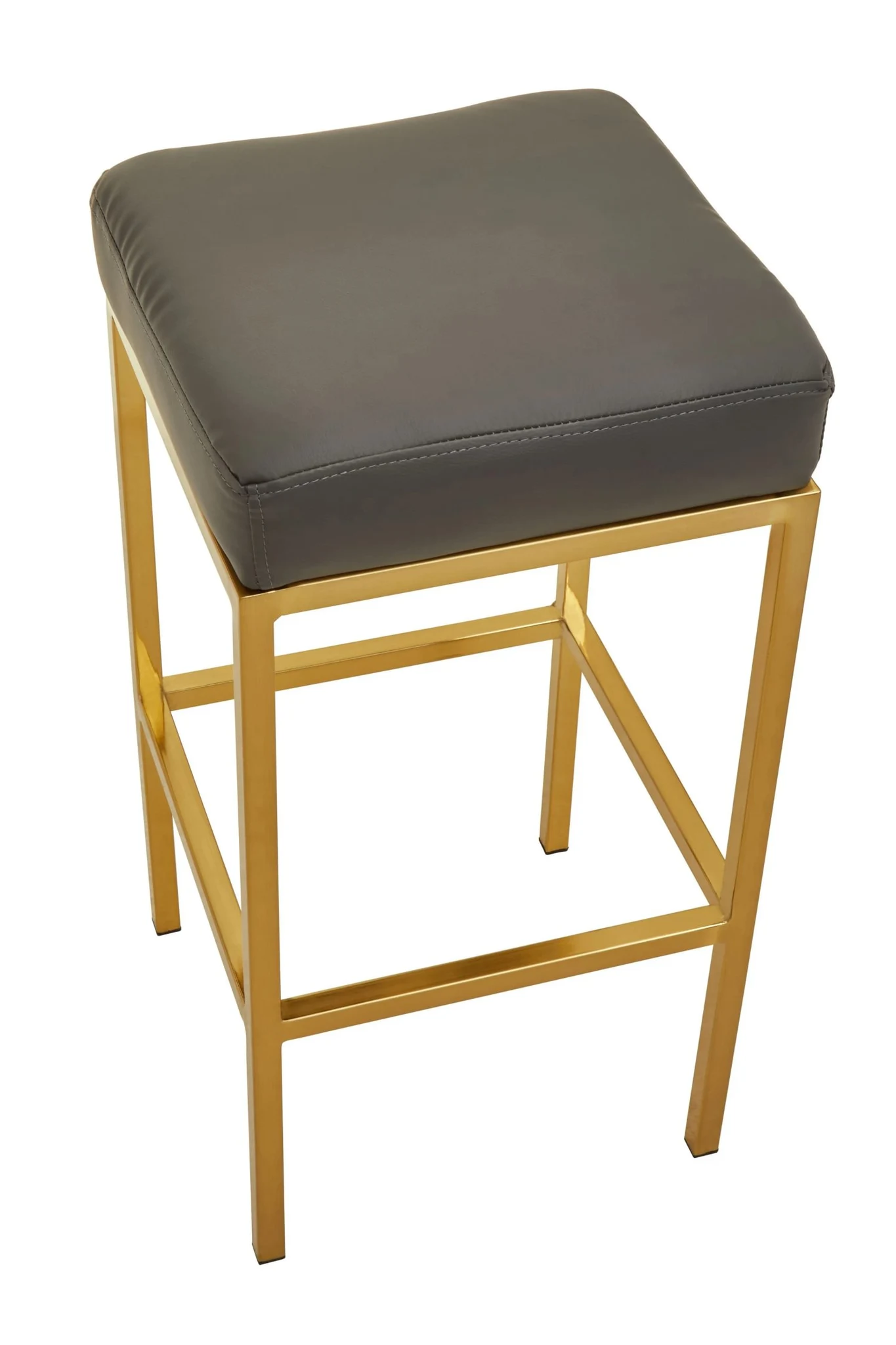 Baina Dark Grey And Gold Finish Bar Stool - Seating, photo 2 of 6