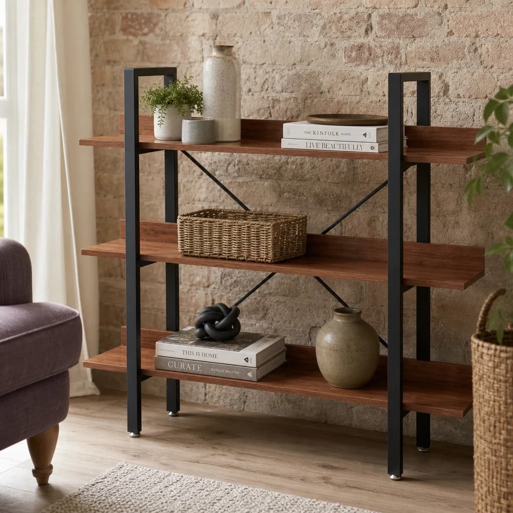 Laxton 3 Tier Shelf Unit - Bookcases & shelving, photo 1 of 6